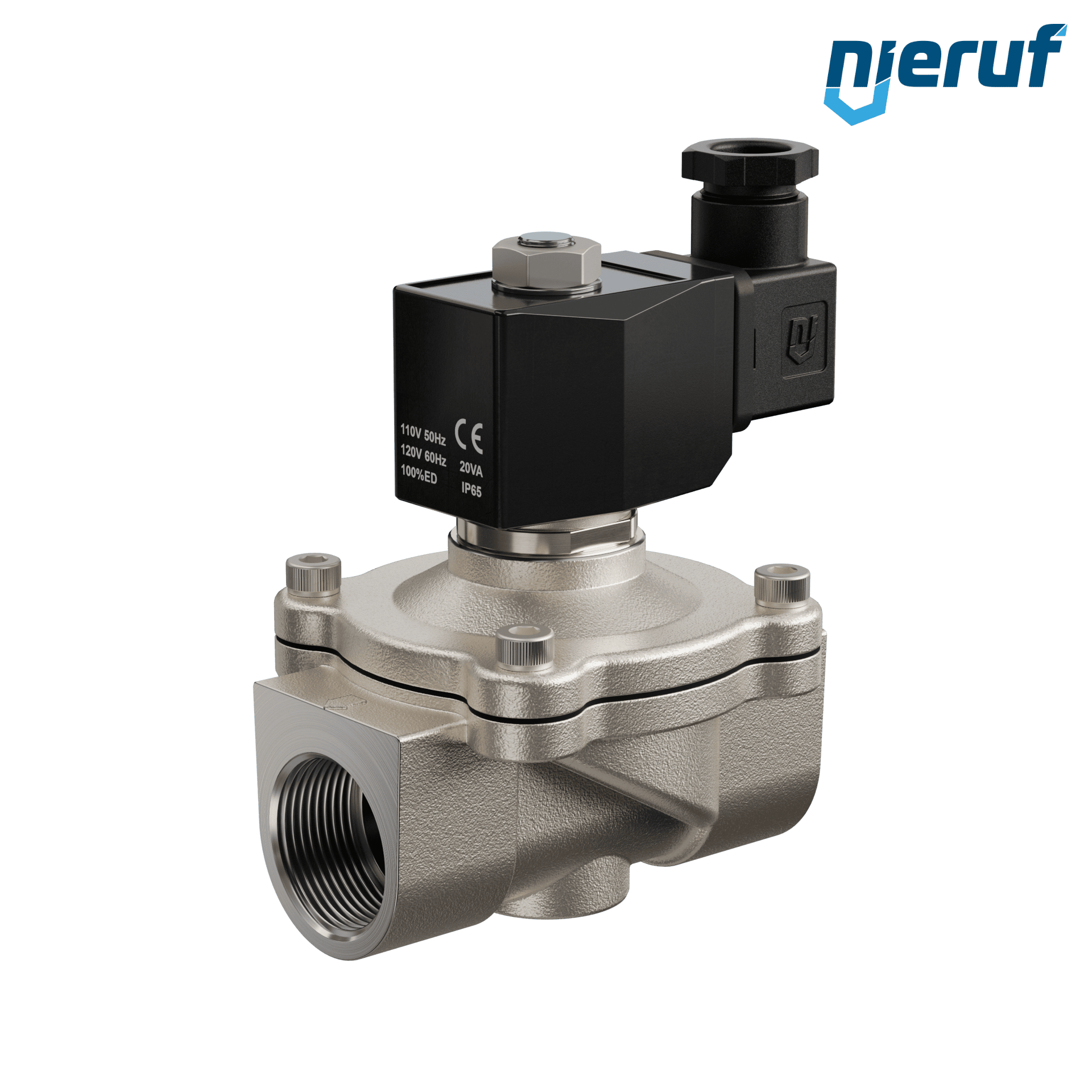 elettrovalvola DN25 G 1" pollici EPDM 110V acciaio inossidabile 1.4308