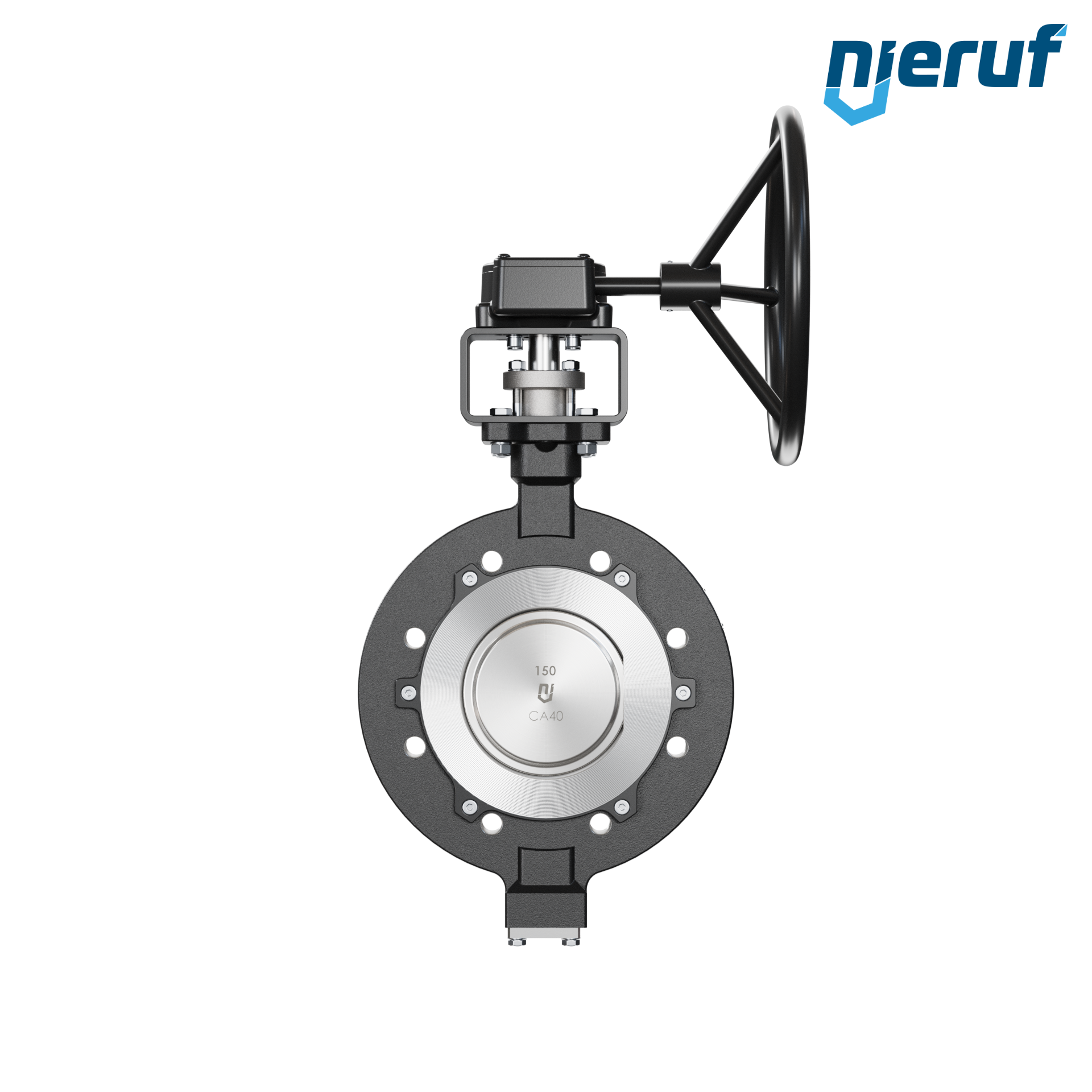 Double offset butterfly-valve AK12 DN 150 ANSI150 worm gear