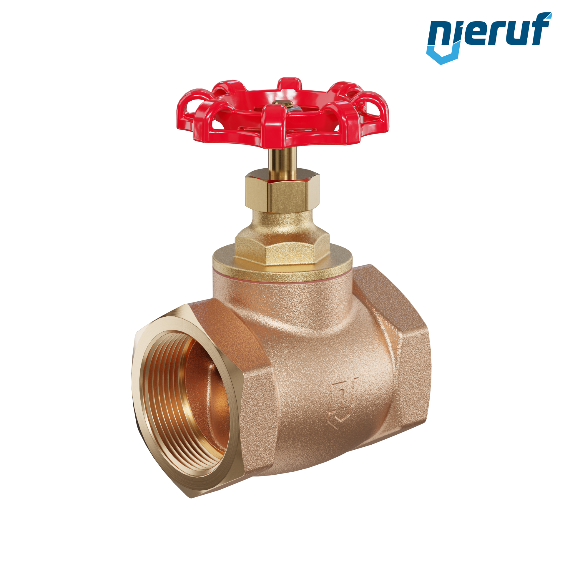 valvola a globo filettatura interna DN32 - 1 1/4" pollici PN16 AV10 bronzo ASTM B62