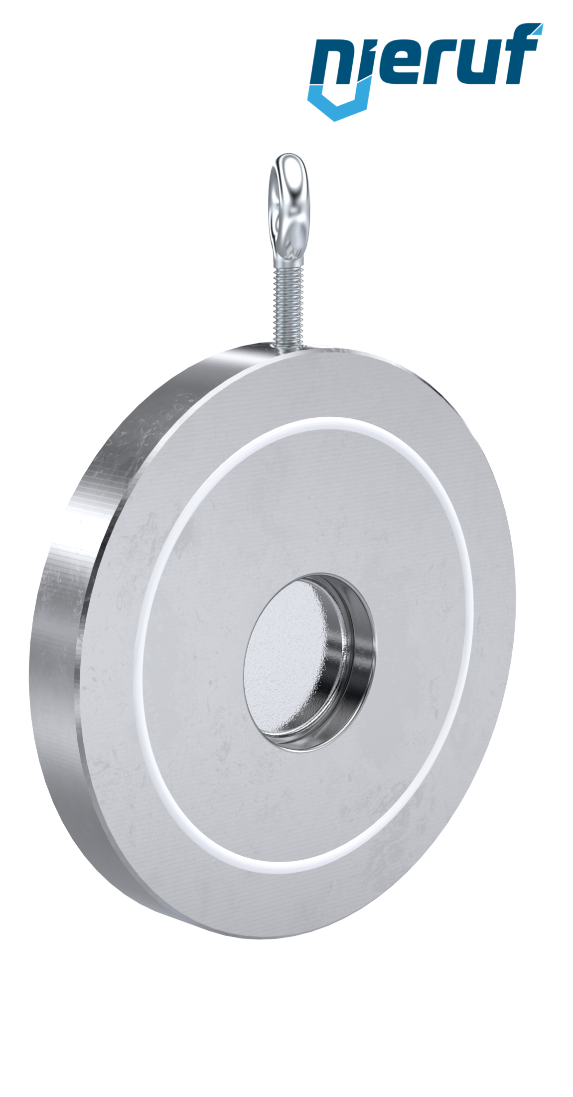 Zwischenflansch-Rückschlagklappe mit Feder DN50 ZR04 Edelstahl 1.4408 PTFE