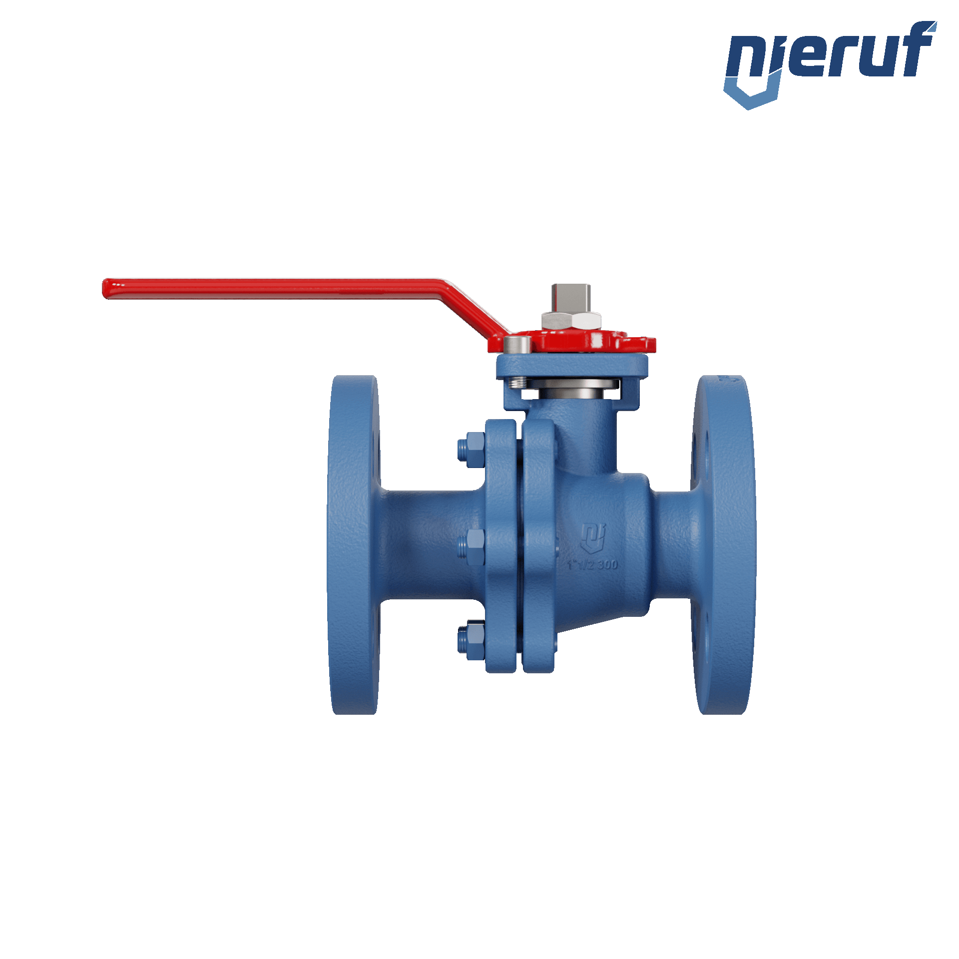 valvola a sfera flangiata DN40 FK14 ANSI 300 acciaio 1.0619