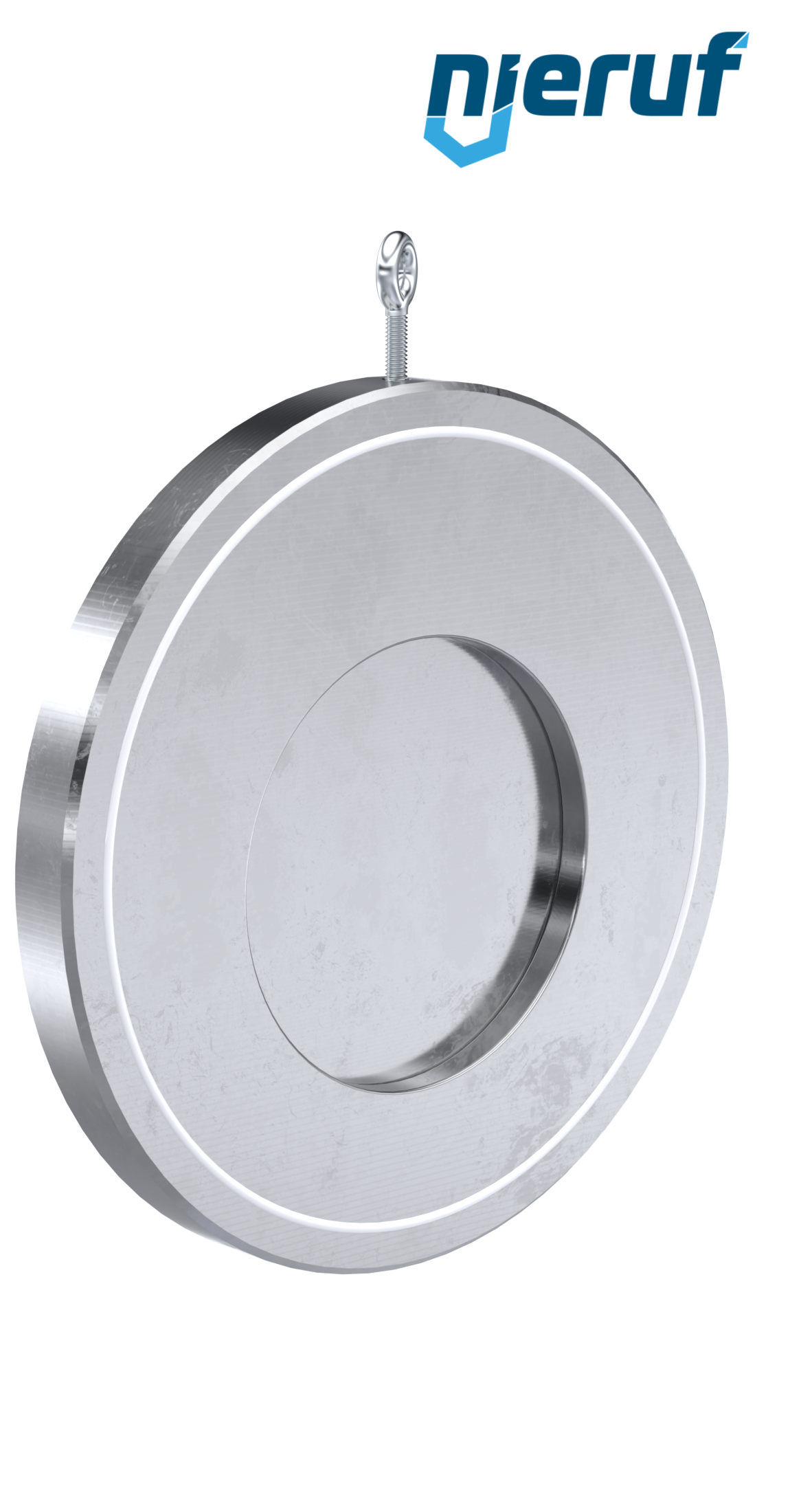 Zwischenflansch-Rückschlagklappe DN150 ZR01 Stahl 1.0460, verzinkt PTFE