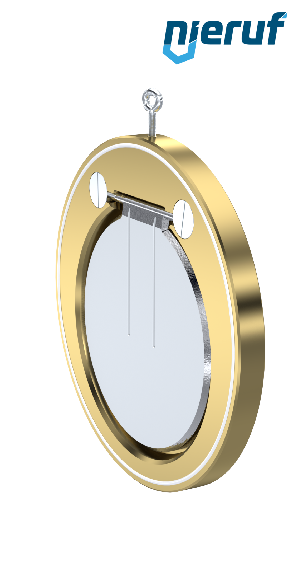 Zwischenflansch-Rückschlagklappe DN300 ZR09 Alubronze 2.0975 PTFE