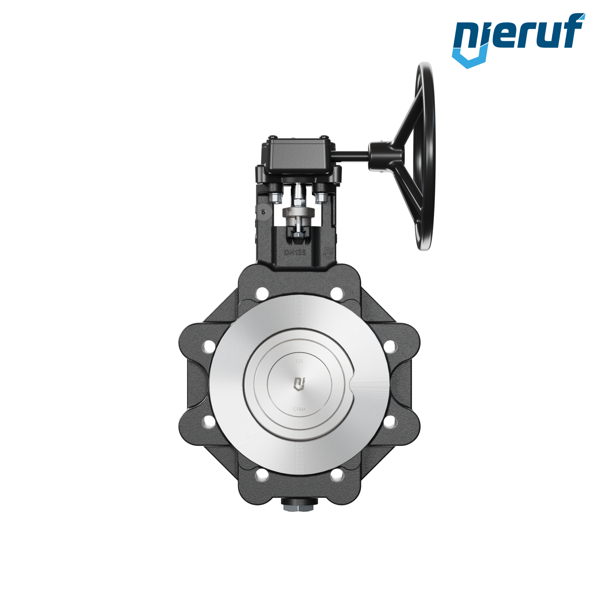 Double offset butterfly-valve AK12 DN 125 ANSI150 worm gear