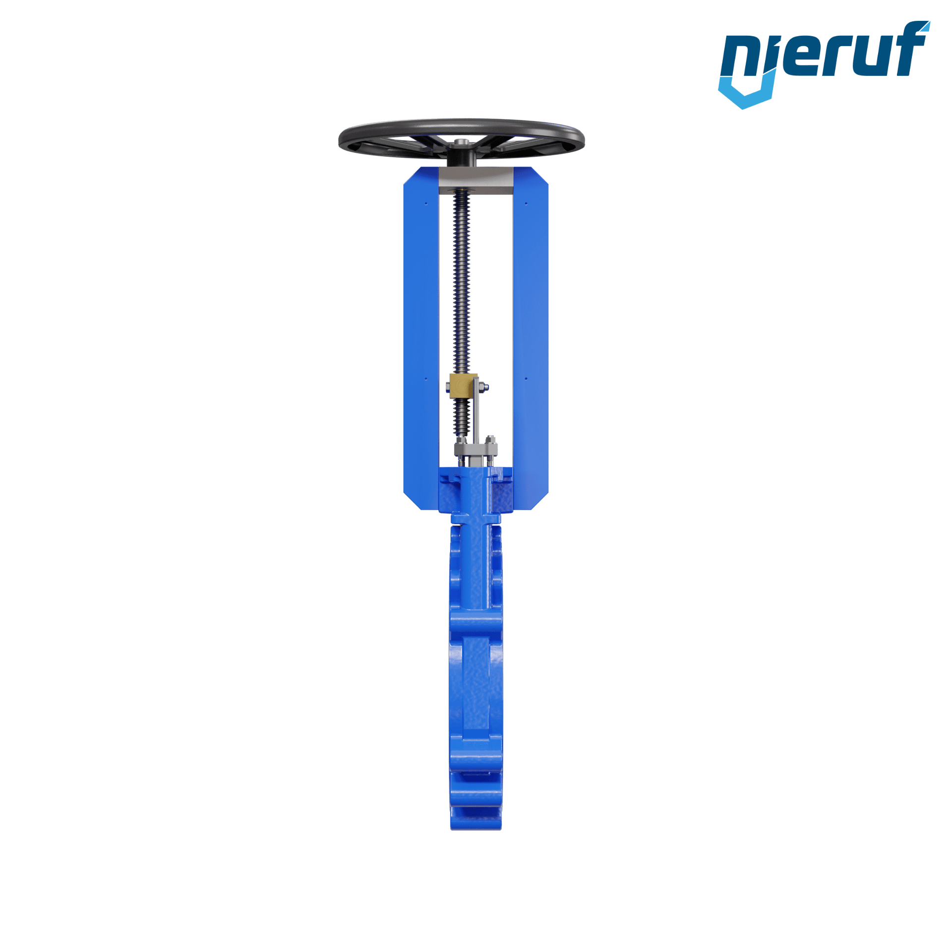 valvola a ghigliottina DN 450 SR01 NBR manovella / volante
