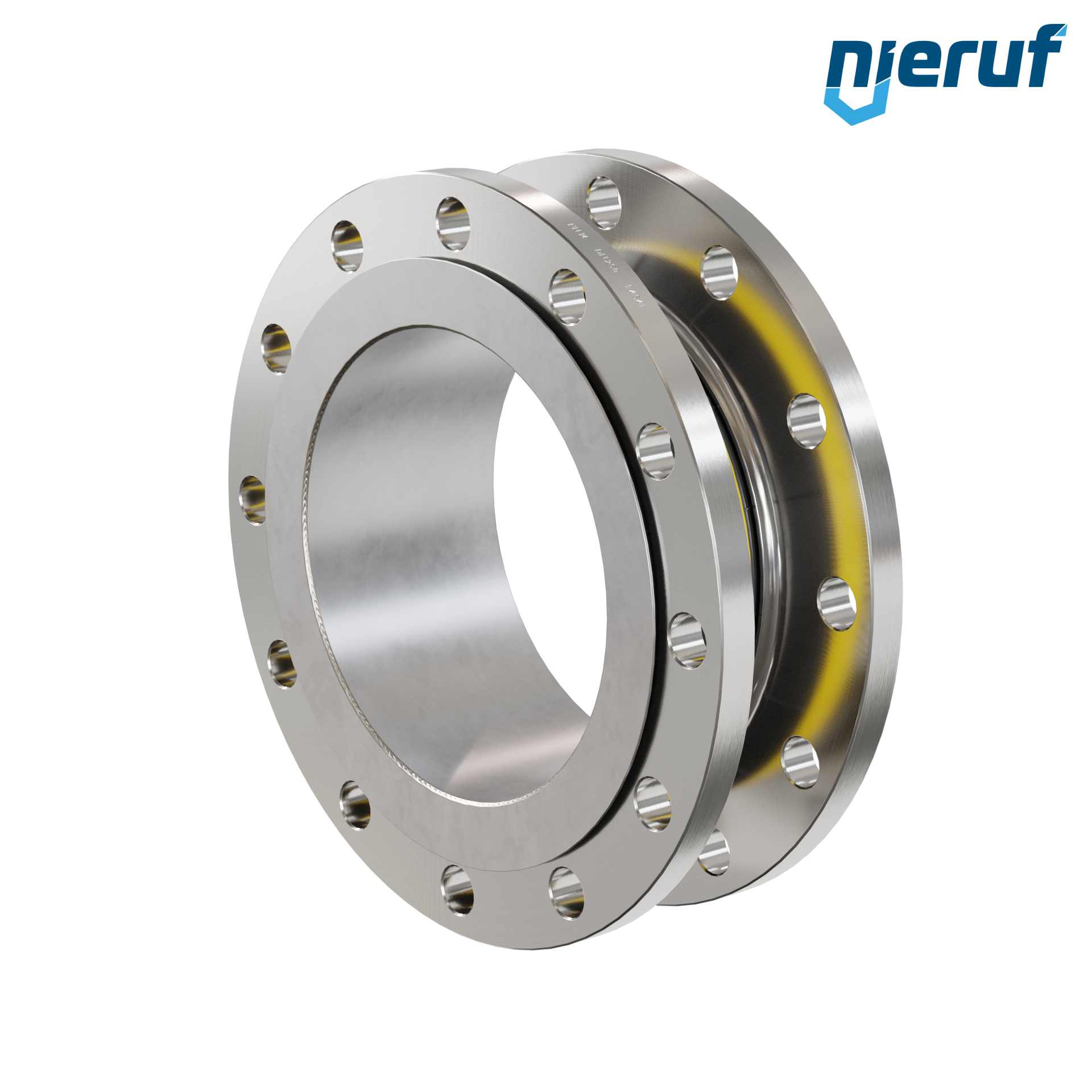 Compensatore piastra di rinforzo DN250 PN16 versione KP04 flange in acciaio inox NBR