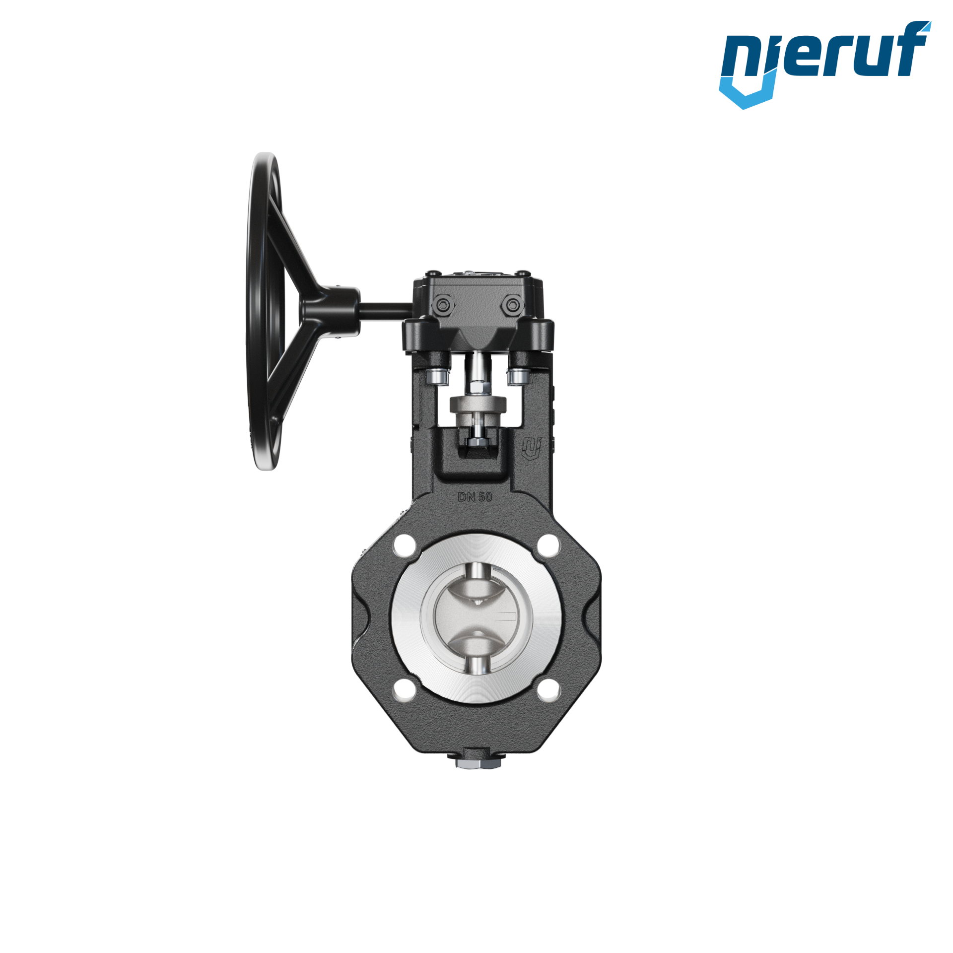 Double offset butterfly-valve AK12 DN 50 ANSI150 worm gear