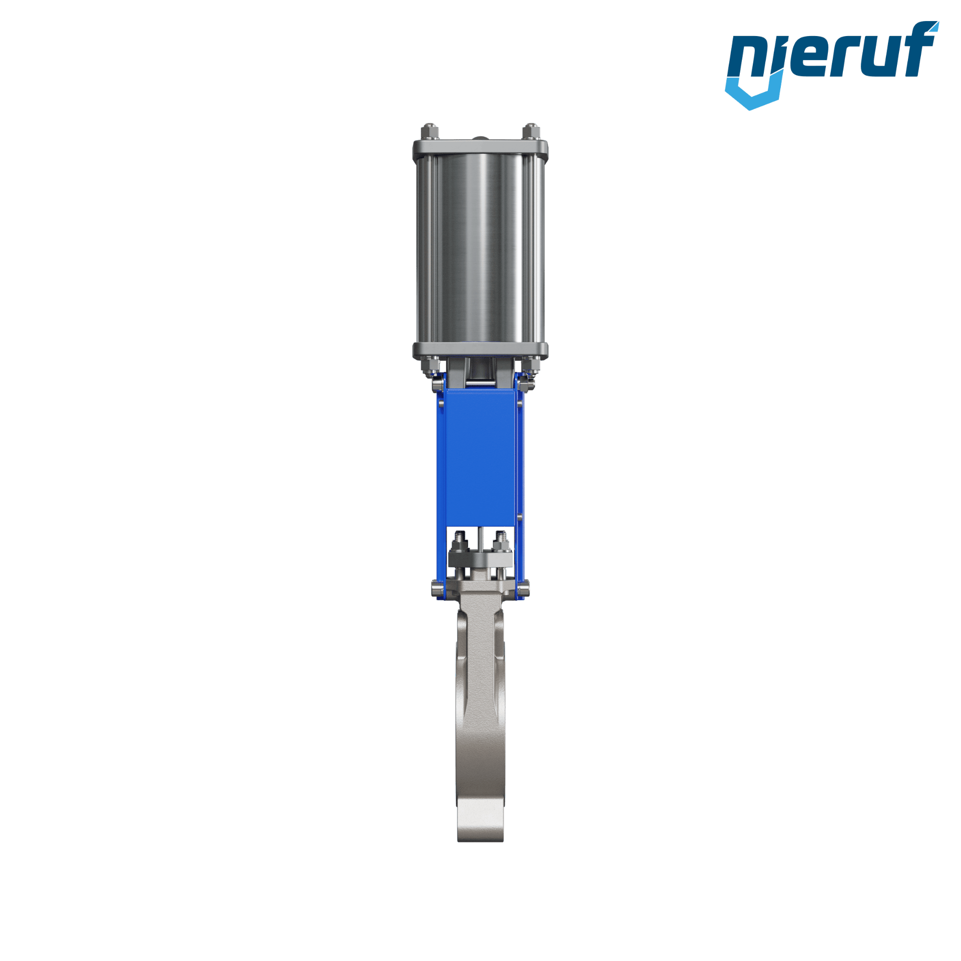 valvola a ghigliottina DN 125 SR03 EPDM attuatore pneumatico a doppio effetto