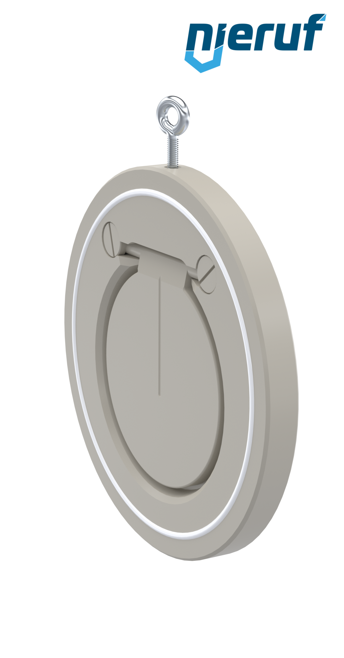 Zwischenflansch-Rückschlagklappe DN125 ZR06 Kunststoff PP-H PTFE
