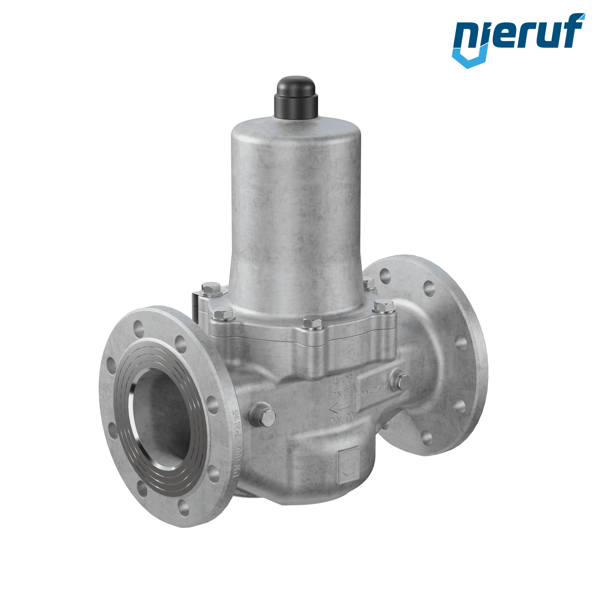riduttore di pressione flangiato DN 100 PN16 DM08 acciaio inossidabile FKM 1.0 - 8.0 bar