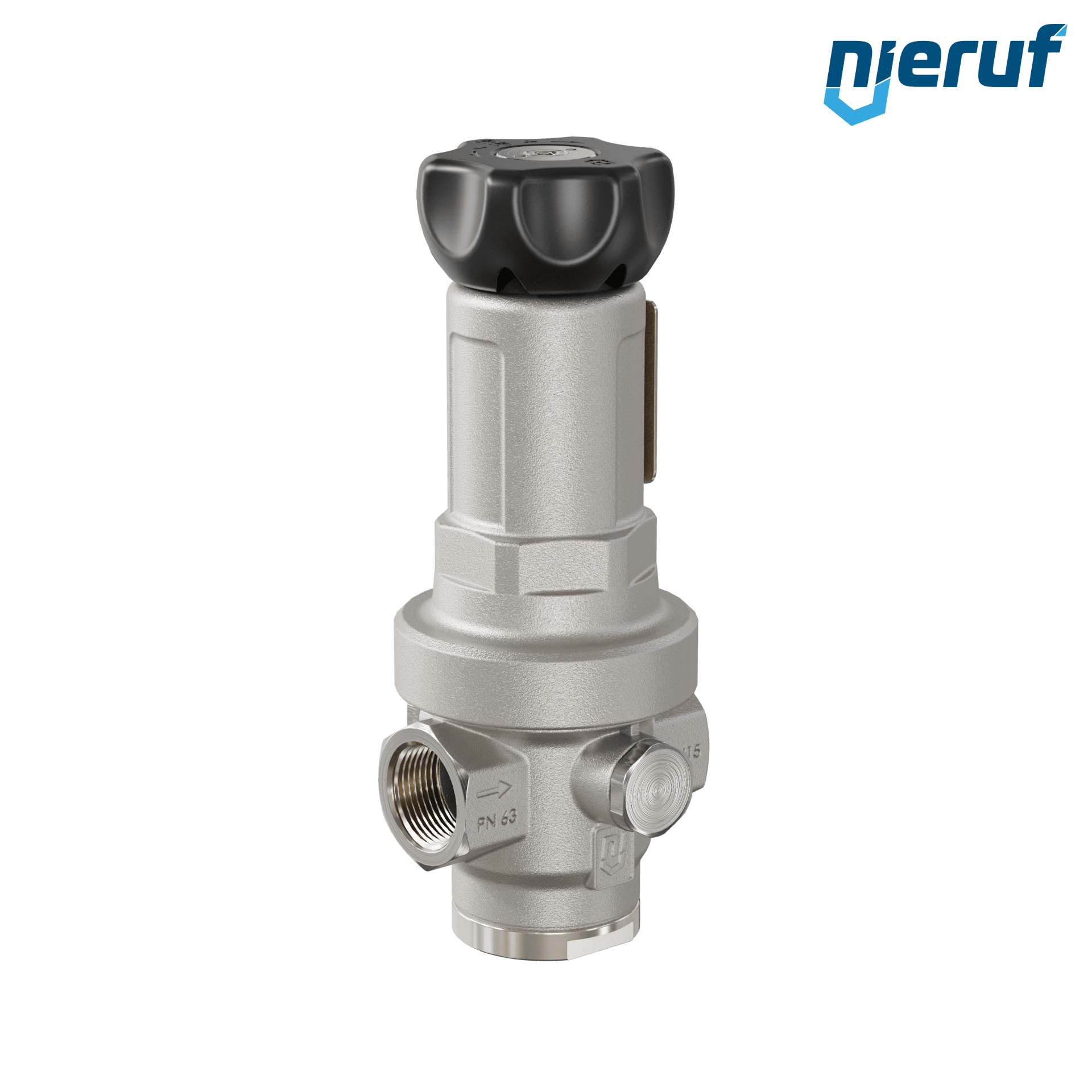regolatore di pressione di precisione 1/2" pollici DM15 acciaio inossidabile EPDM 10.0 - 50.0 bar