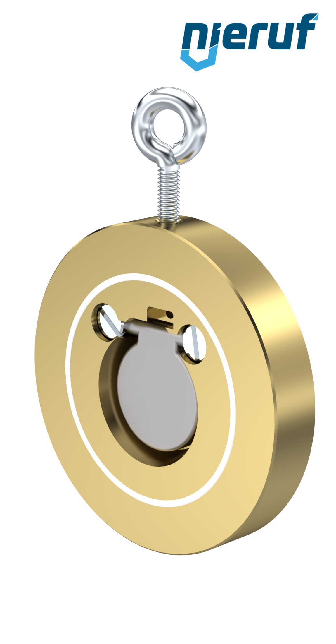 Zwischenflansch-Rückschlagklappe DN32 ZR09 Alubronze 2.0975 PTFE
