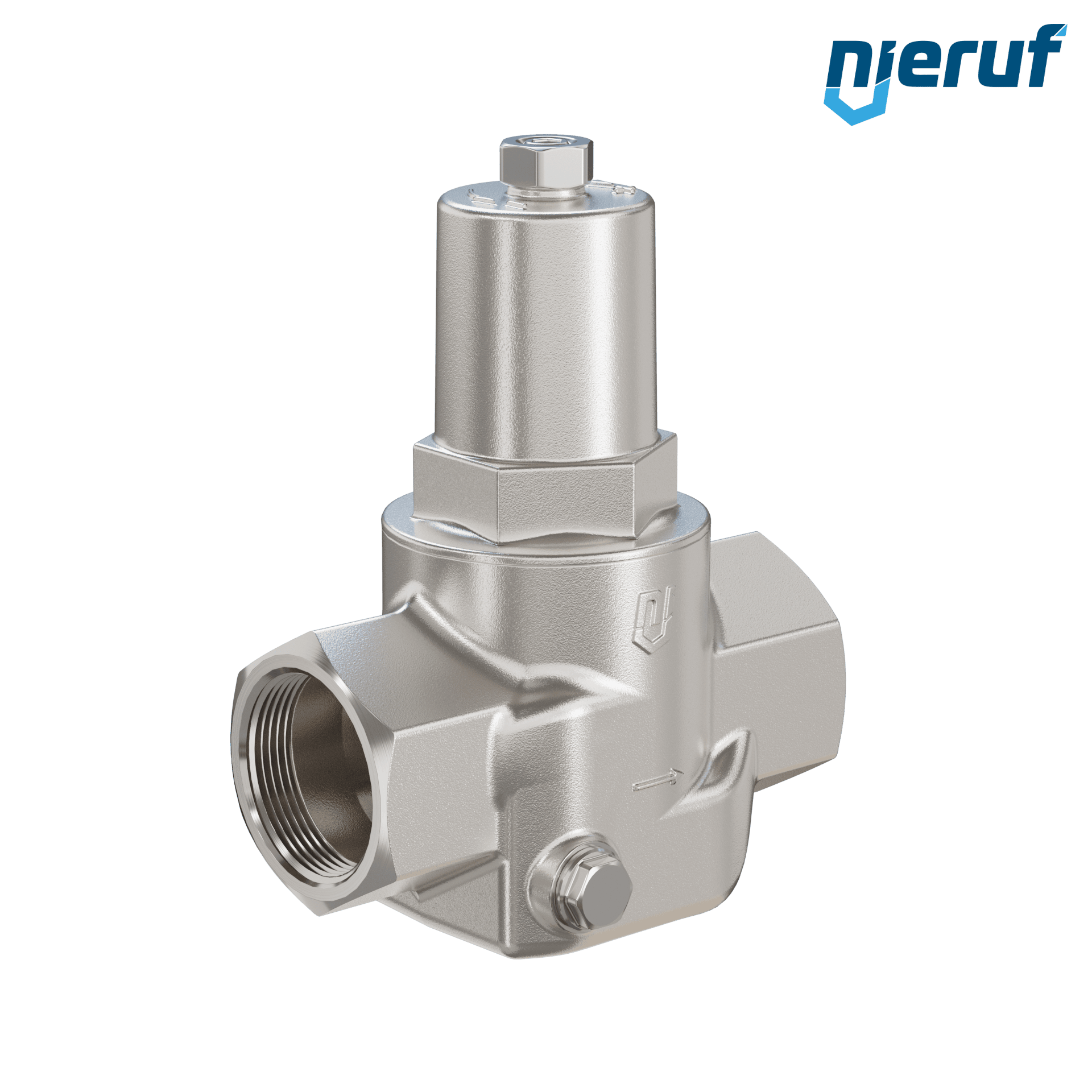 riduttori di pressione 1 1/4" pollici NPT DM21 acciaio inossidabile PTFE / EPDM / FEPM 2.0 - 5.0 bar