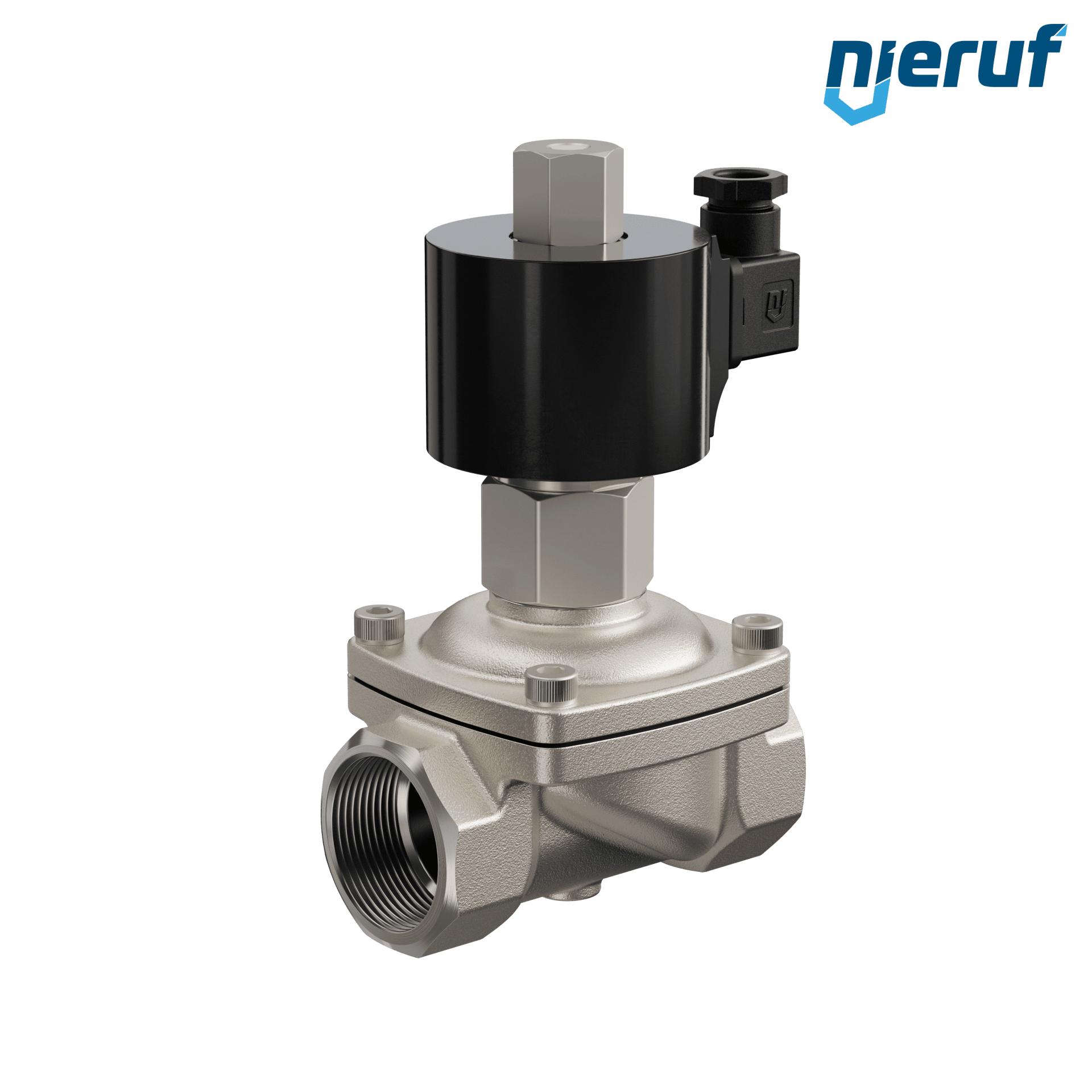 elettrovalvola DN40 G 1 1/2" pollici NO - normalmente aperta 24V DC