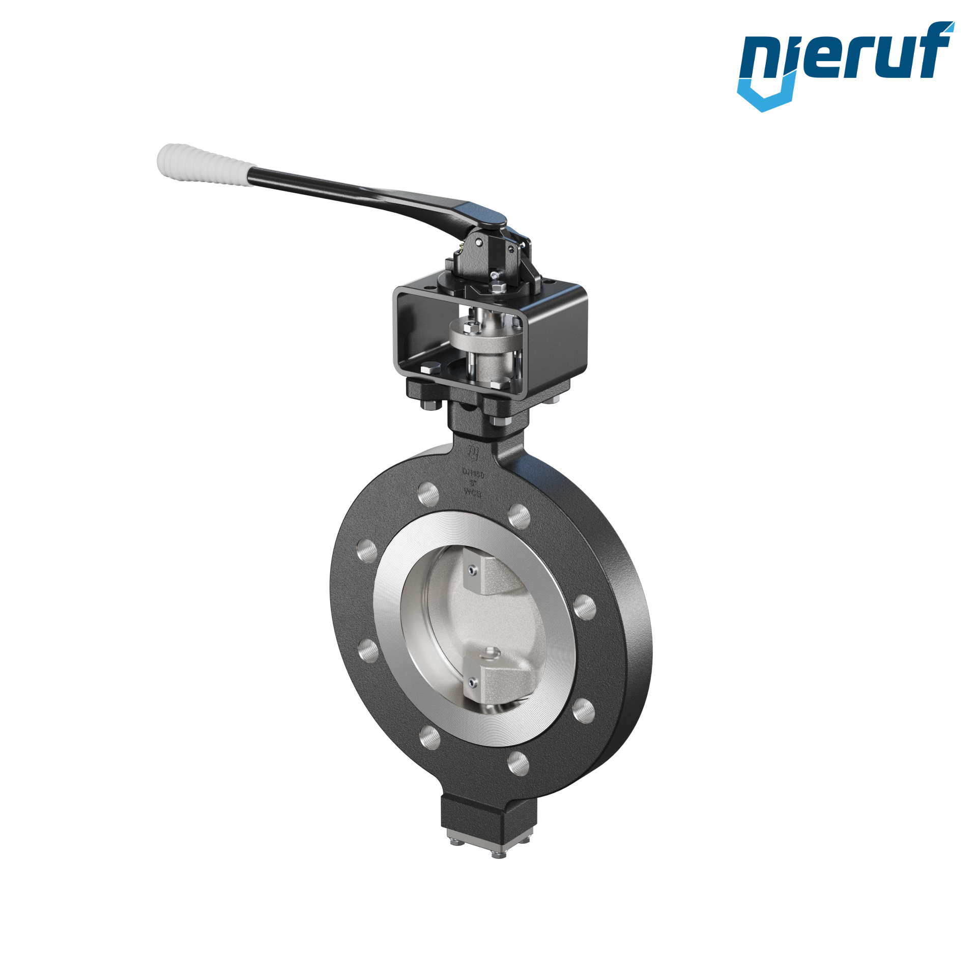 Double offset butterfly-valve AK12 DN 150 PN25-PN40 lever