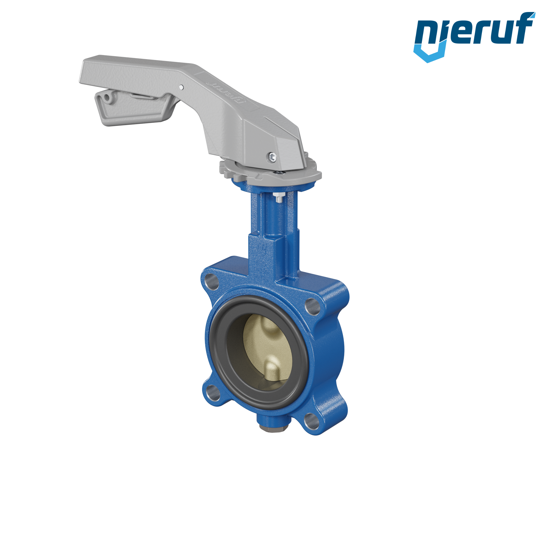 valvola a farfalla per l'acqua di mare DN 65 PN10-PN16 AK16 leva a mano