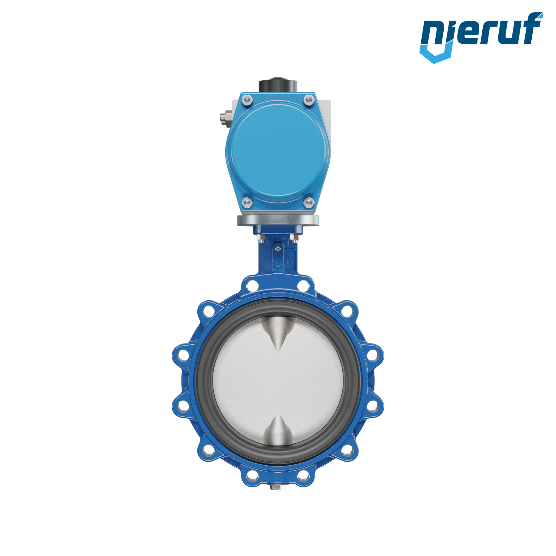 valvola a farfalla DN 200 PN16 AK02 EPDM alta temperatura & FDA attuatore pneumatico a semplice effetto chiusura a molla