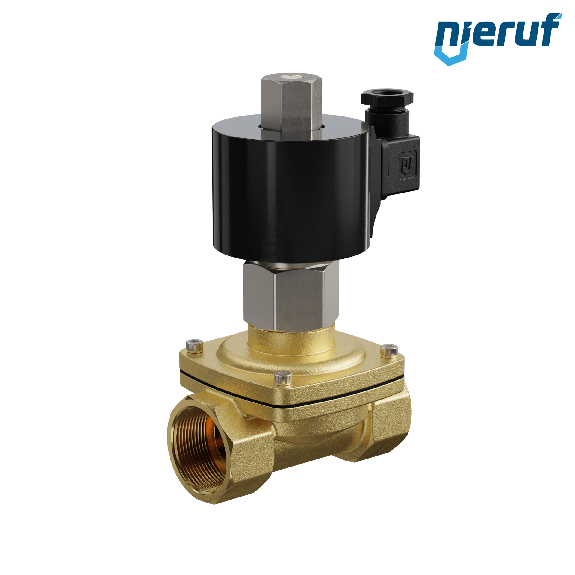 elettrovalvola DN32 G 1 1/4" pollici ottone MV06 FKM 230V 50Hz NO