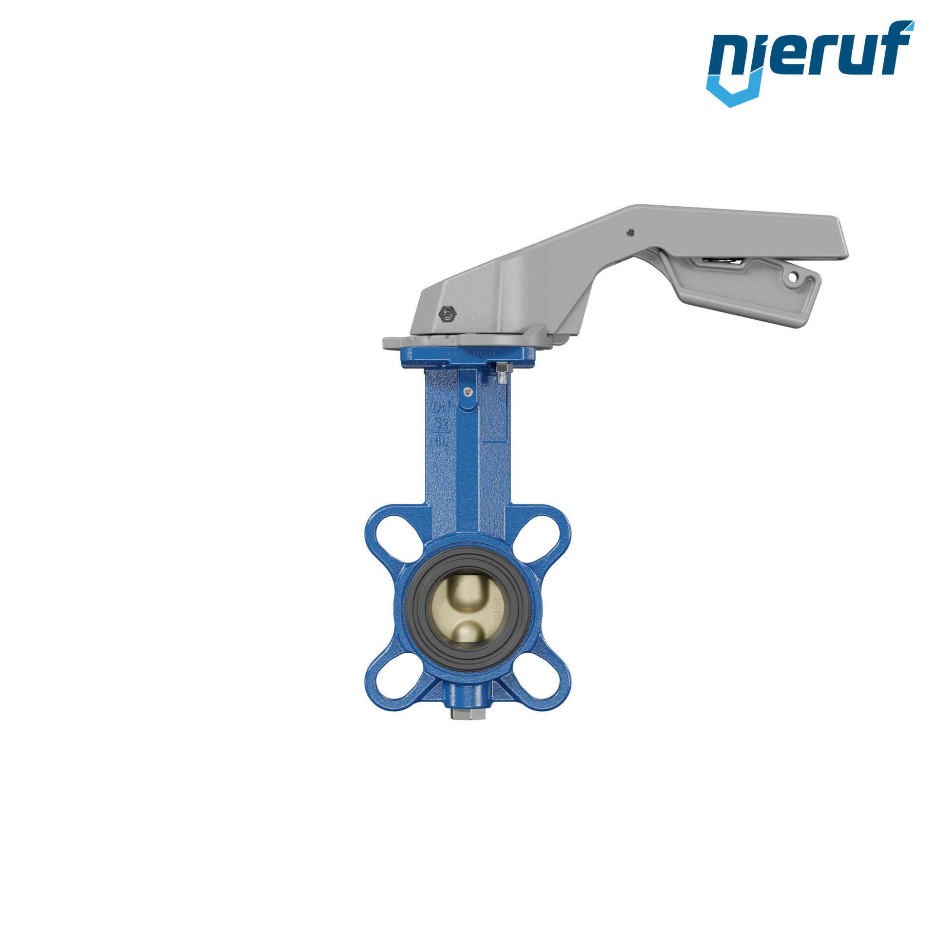 valvola a farfalla per l'acqua di mare DN 40 PN6-PN10-PN16 & ANSI150 AK15 leva a mano