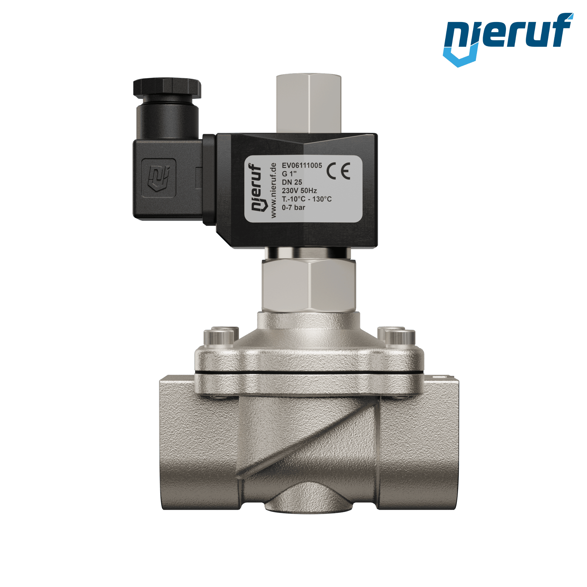 elettrovalvola DN25 G 1" pollici NO - normalmente aperta EV06