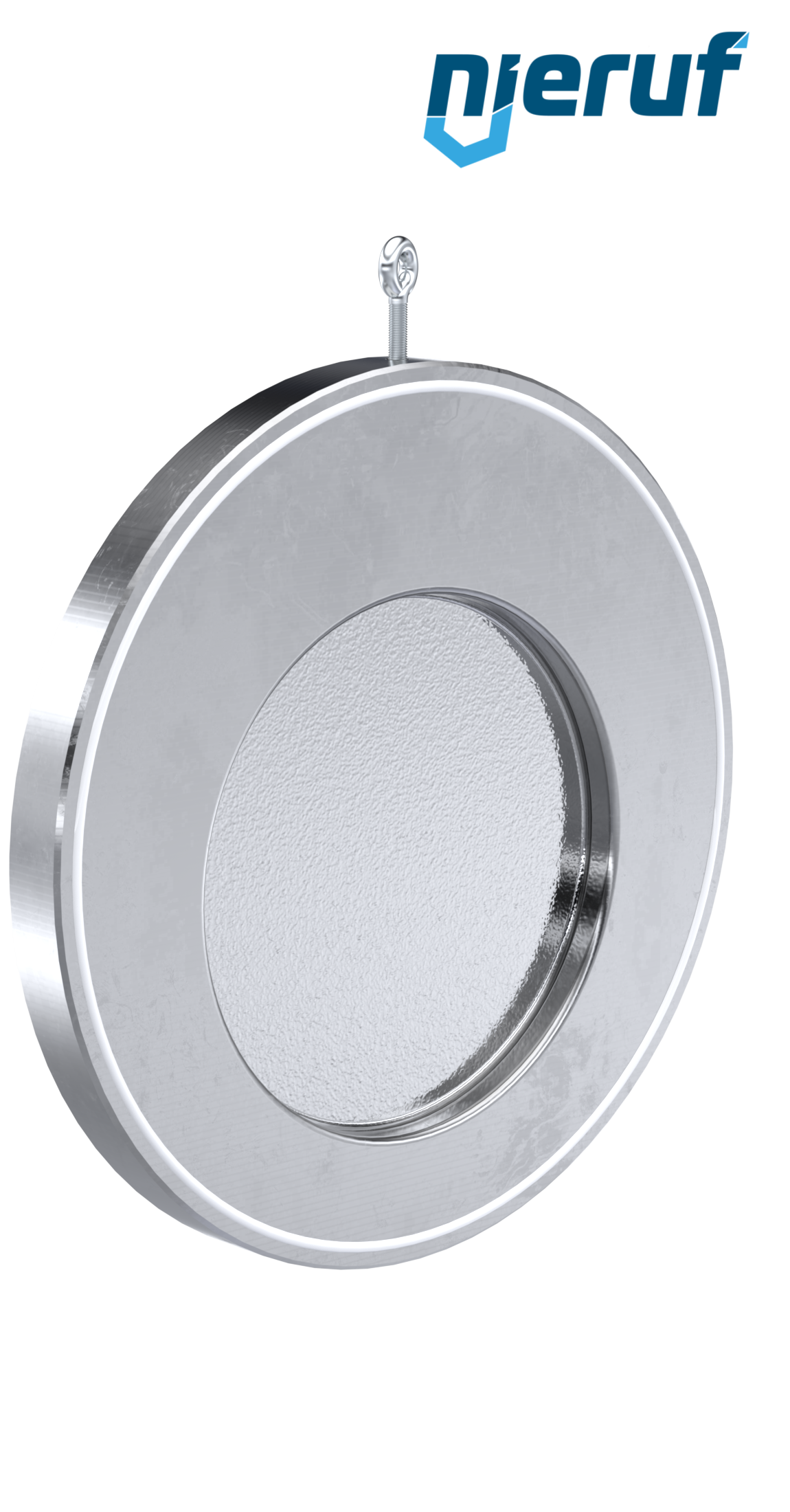 Zwischenflansch-Rückschlagklappe DN400 ZR01 Stahl 1.0460, verzinkt PTFE