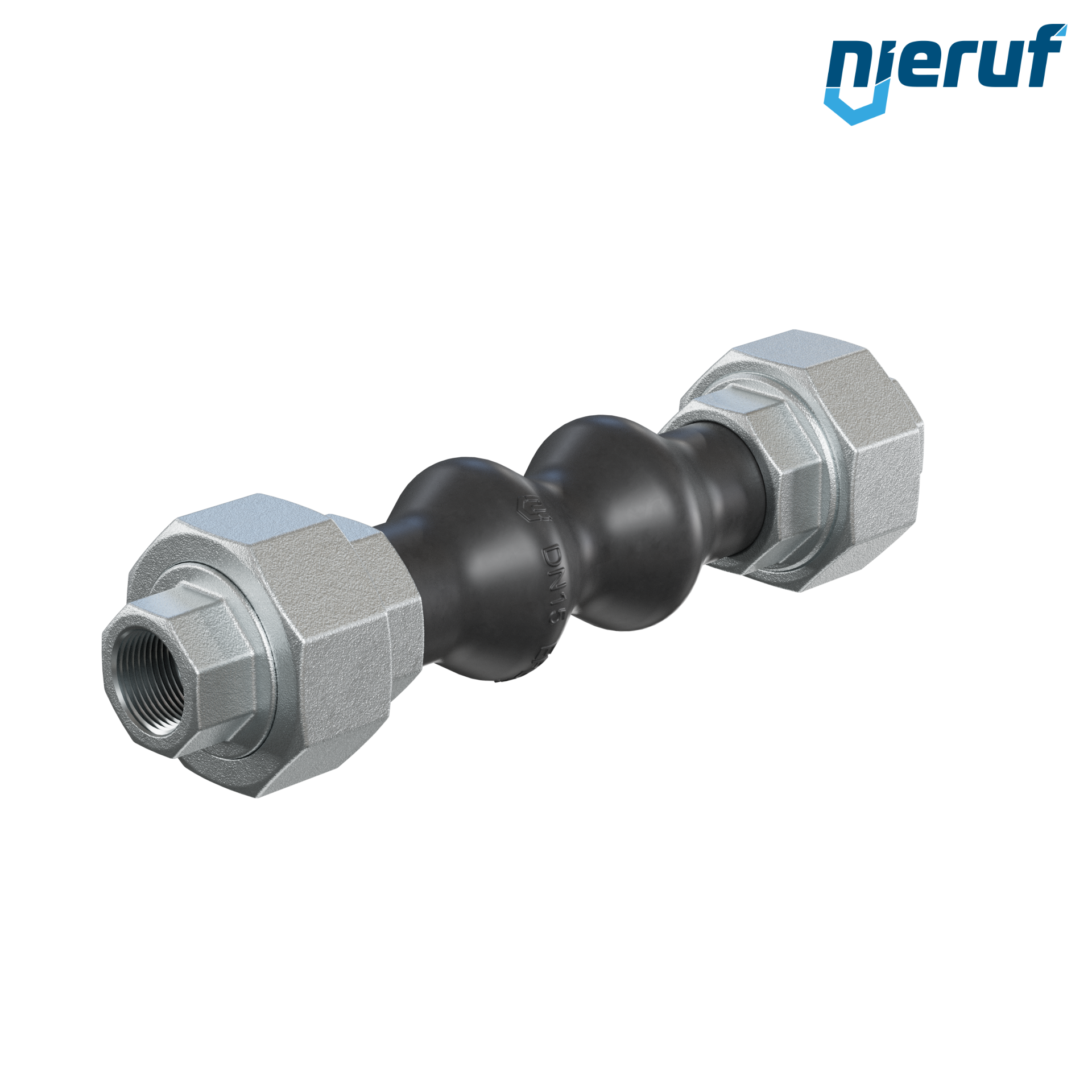 Compensatore G 1/2" pollici modello KP02 acciaio zincato EPDM