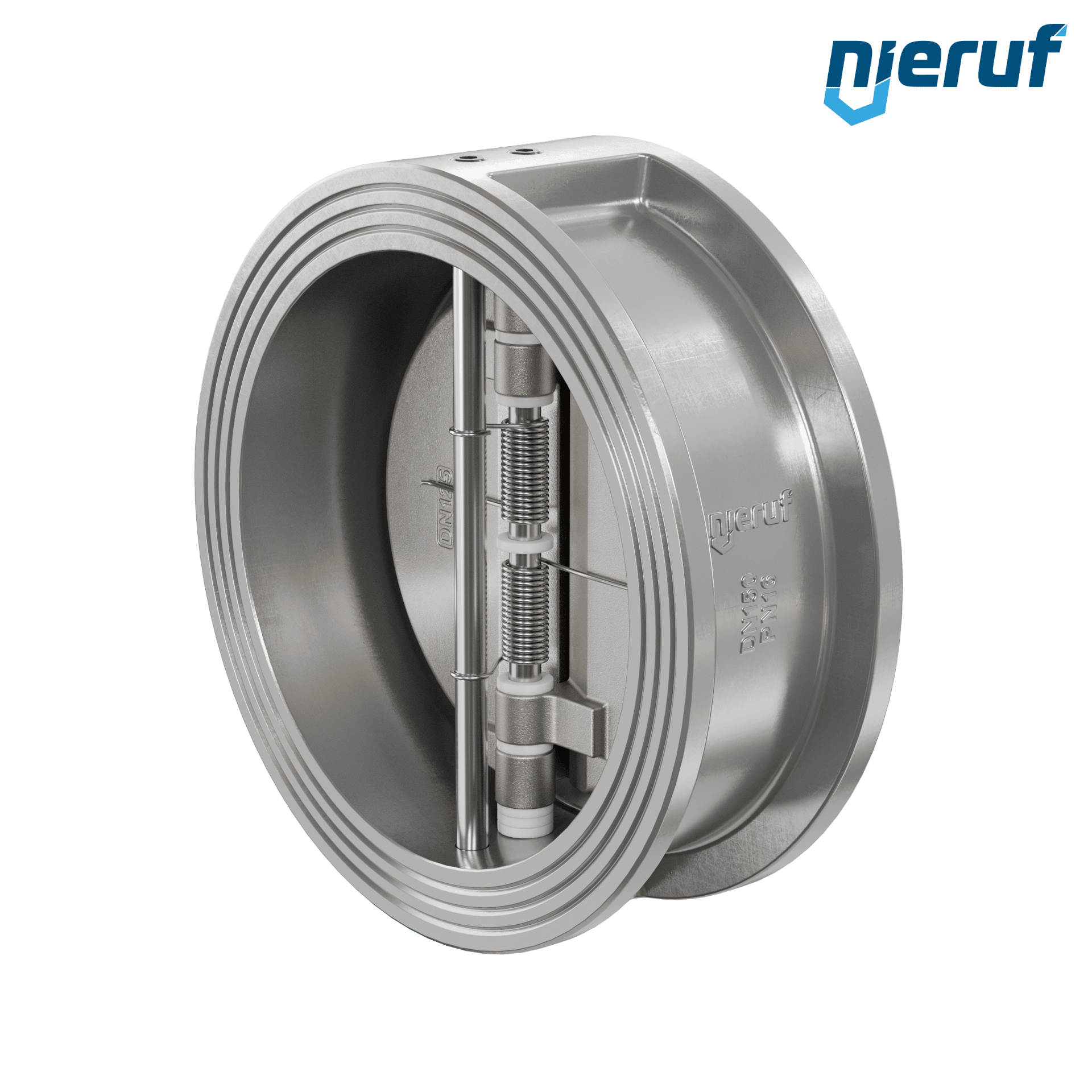 valvola di ritegno a doppio battente DN150 DR03 acciaio inossidabile 1.4408 EPDM
