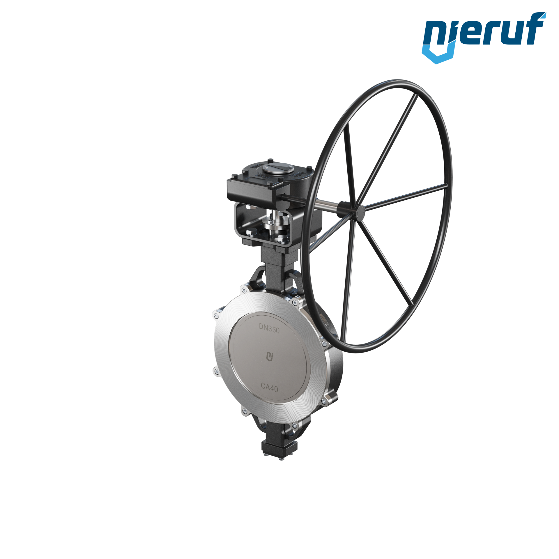 valvola a farfalla triplo eccentrico AK13 DN 350 PN10-40 ANSI150 volantino