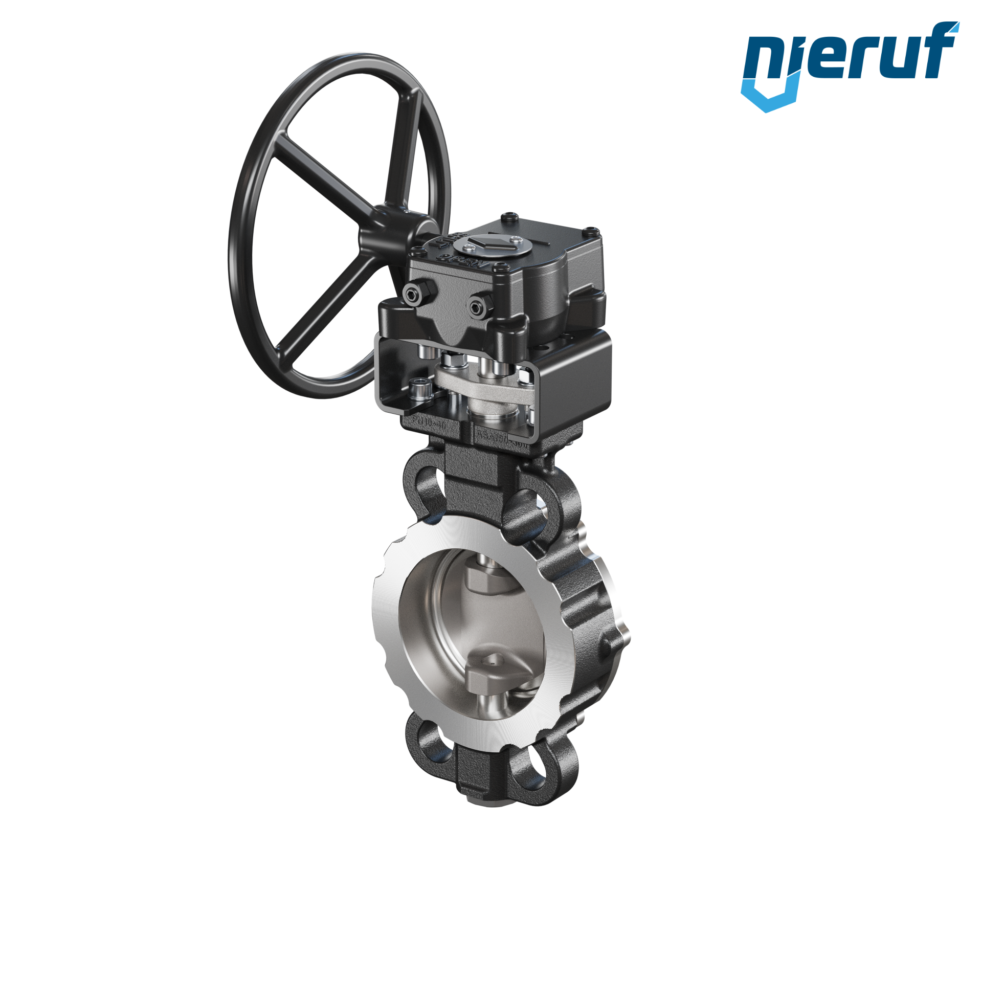 valvola a farfalla triplo eccentrico AK13 DN 80 PN10-40 ANSI150-300 volantino