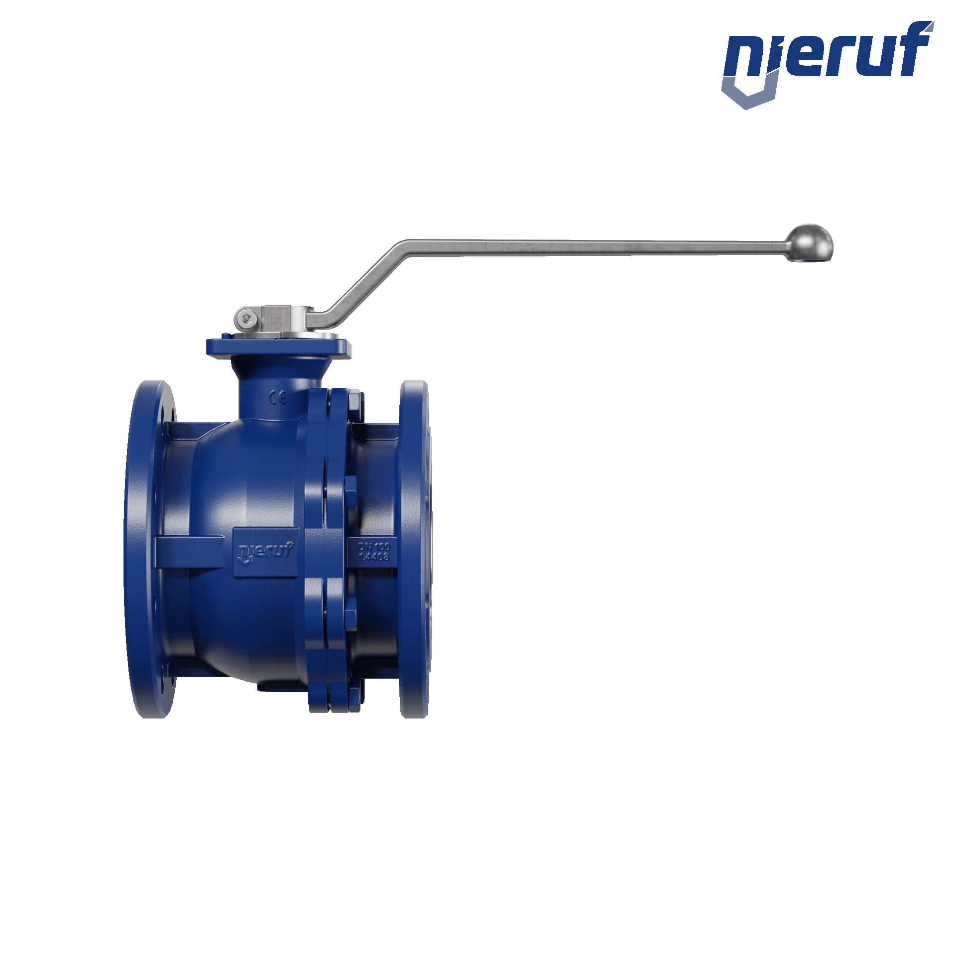valvola a sfera flangiata per alte temperature FK12 DN100 PEEK guarnizione