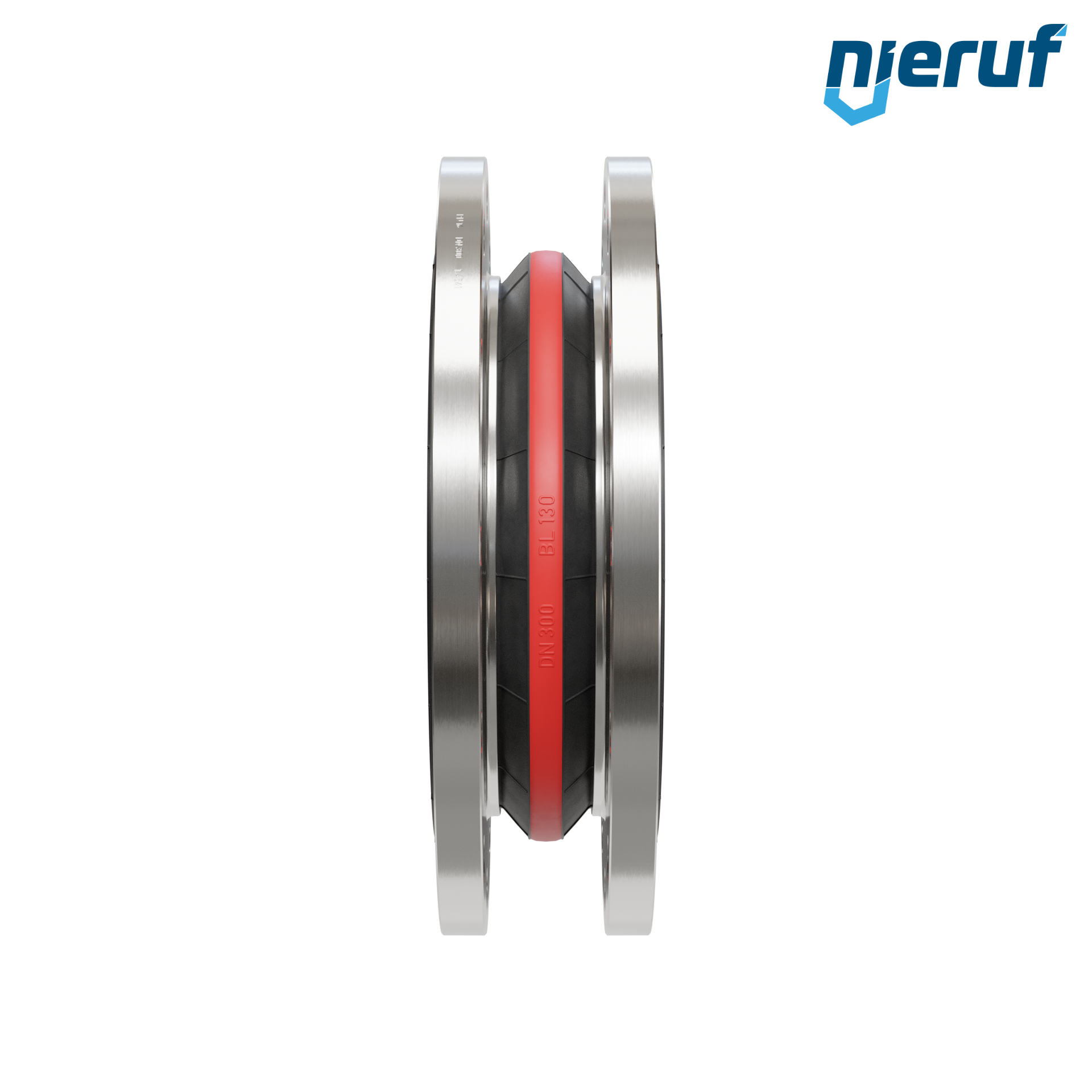 Compensatore o-ring di supporto per il vuoto DN300 PN16 versione KP04 flange in acciaio inox EPDM