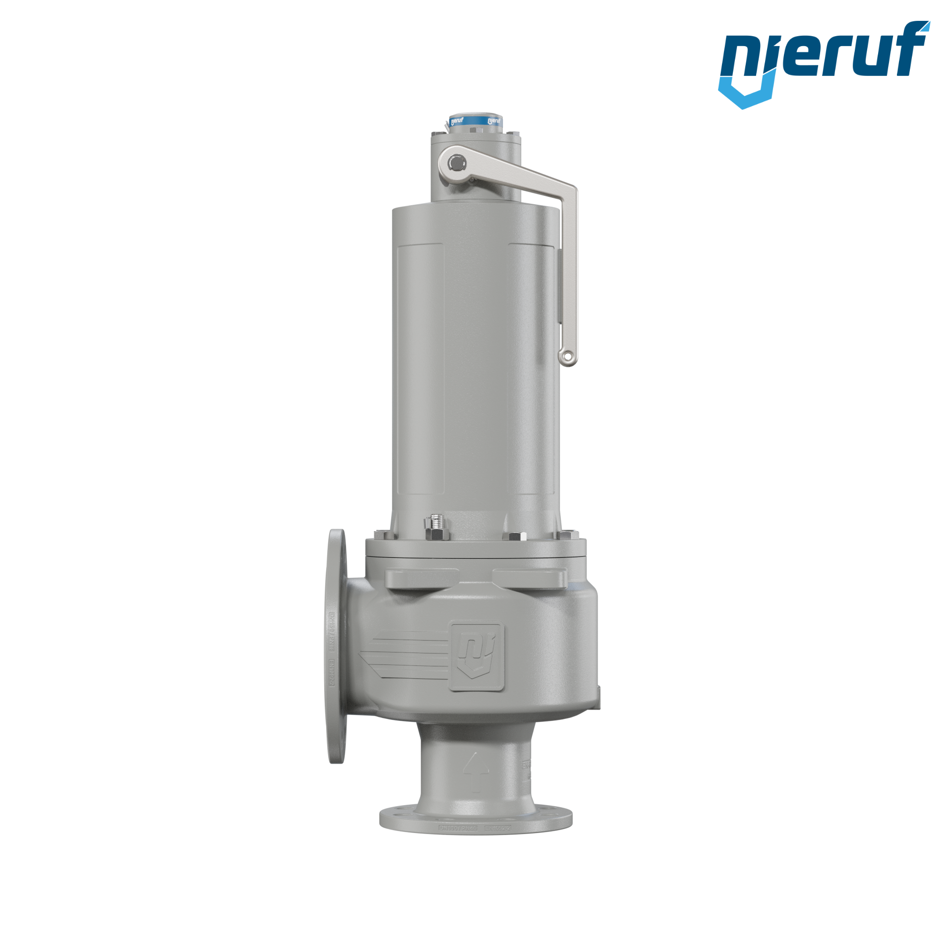 valvola di sicurezza flangiata DN100/DN150 SF06, cappello della molla a tenuta di gas (antigas) PTFE, dispositivo di sollevamento con leva