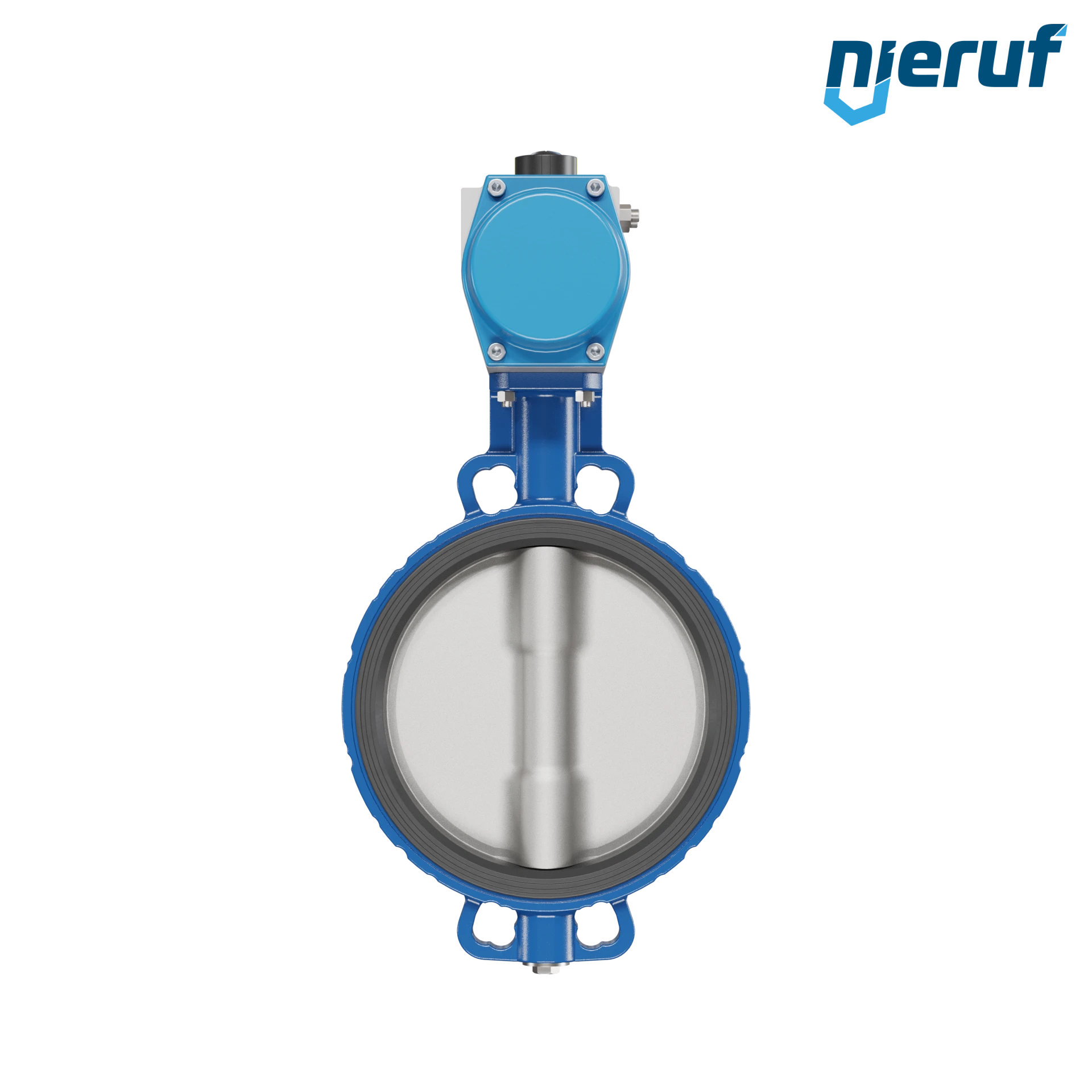 Butterfly valve DN 300  AK01 NBR-70-black DVGW gas pneumatic actuator double acting