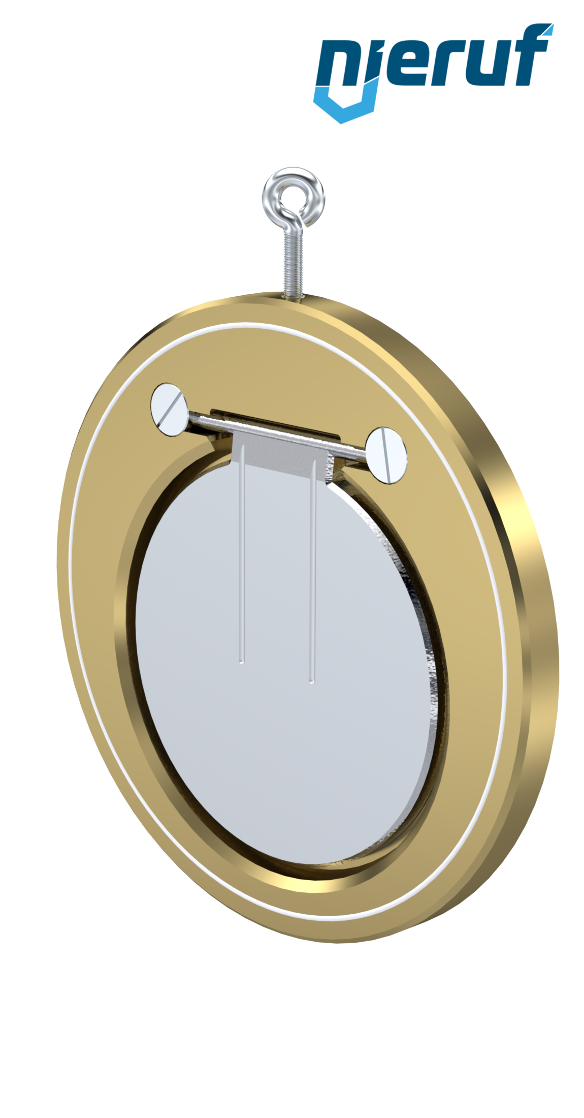 Zwischenflansch-Rückschlagklappe DN200 ZR09 Alubronze 2.0975 PTFE