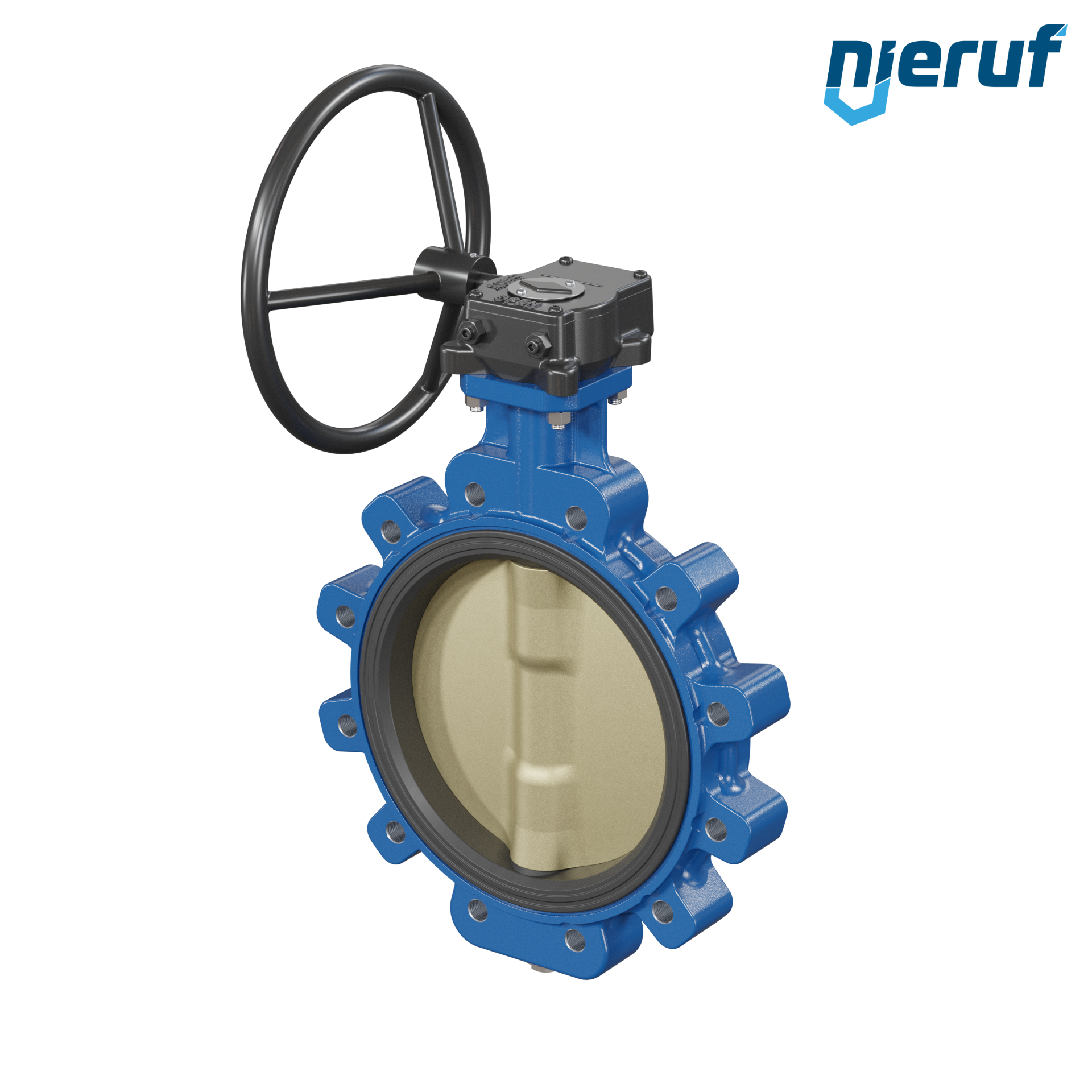 valvola a farfalla per l'acqua di mare DN 250 PN10 AK16 volantino