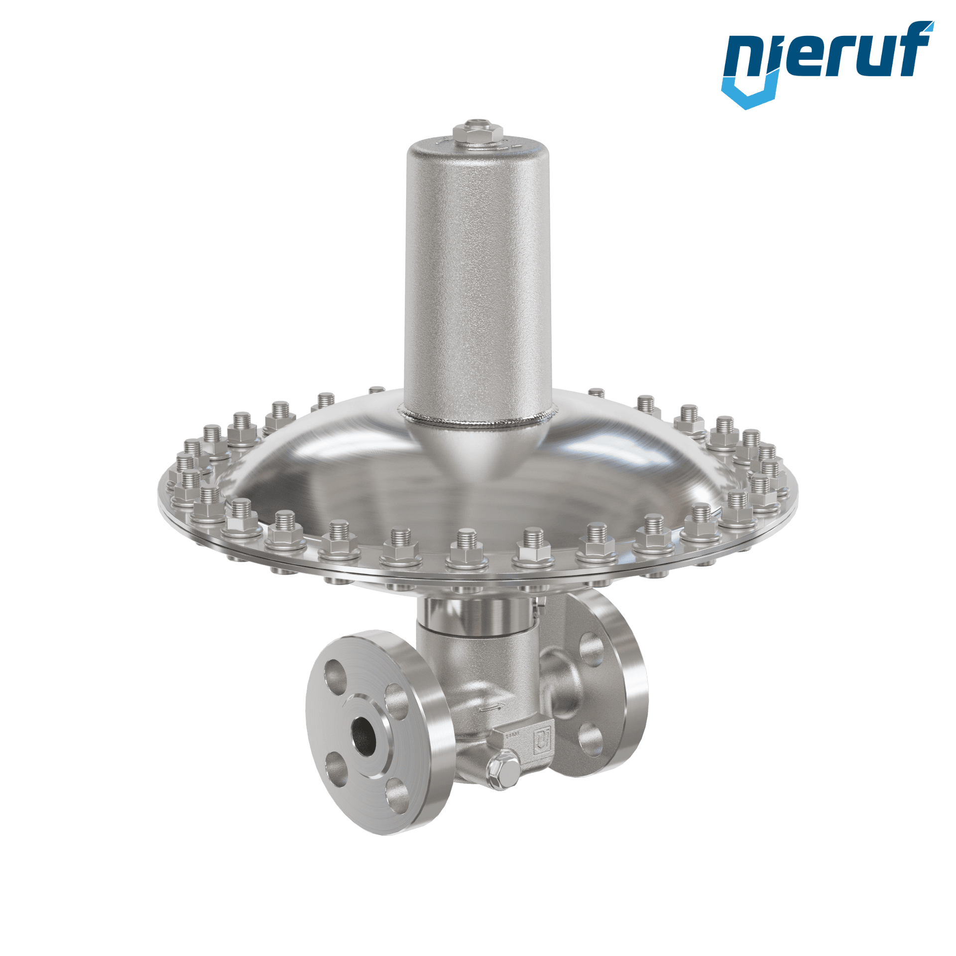 Regolatore in mbar DN15 DM24 flangia ANSI 150 acciaio inossidabile EPDM 150 - 500 mbar