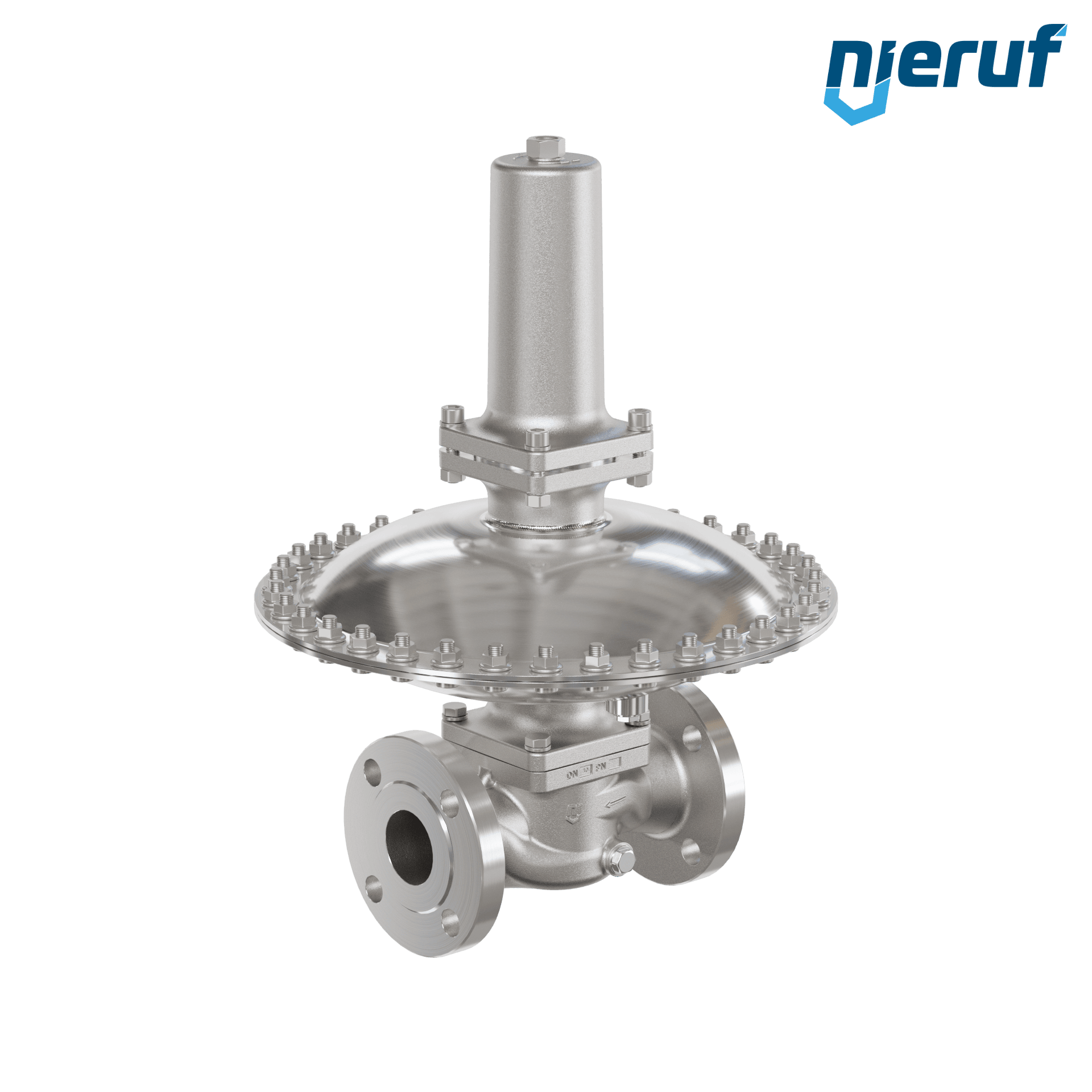 Regolatore in mbar DN40 DM24 flangia ANSI 150 acciaio inossidabile EPDM 150 - 500 mbar