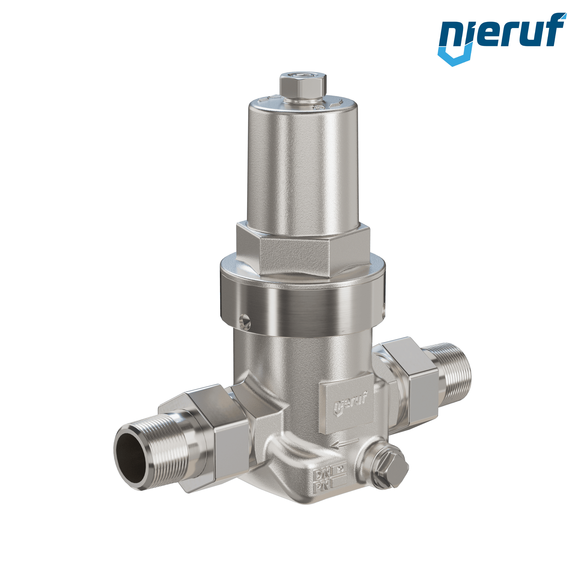 low-pressure reducing valve male thread 3/4" Inch DM19 stainless steel EPDM FDA 0.2 - 2.0 bar