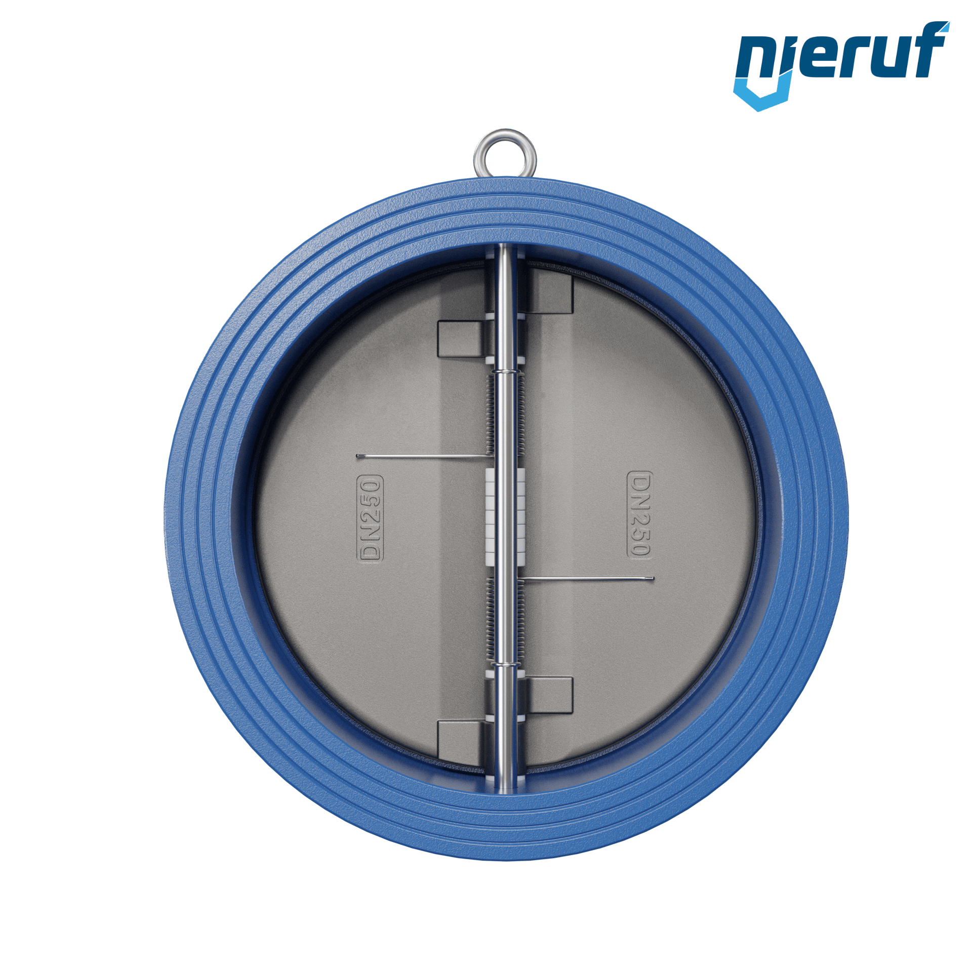 valvola di ritegno a doppio battente DN250 DR01 GGG40 FKM (Viton)