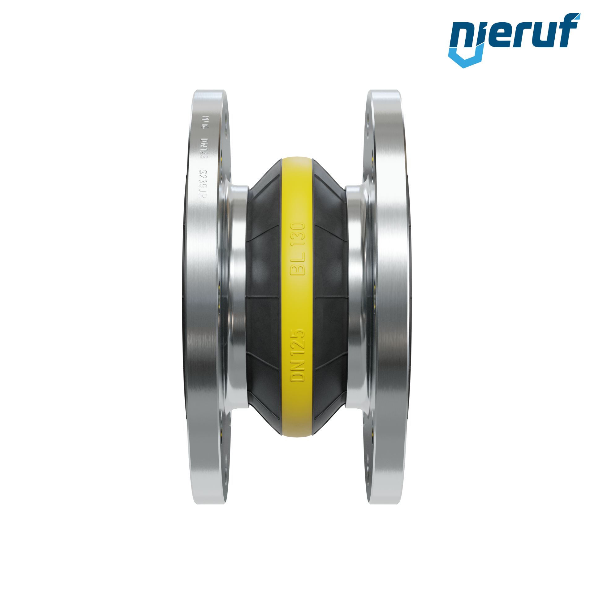 Compensatore DN125 tipo KP04 flange acciaio, manicotto NBR