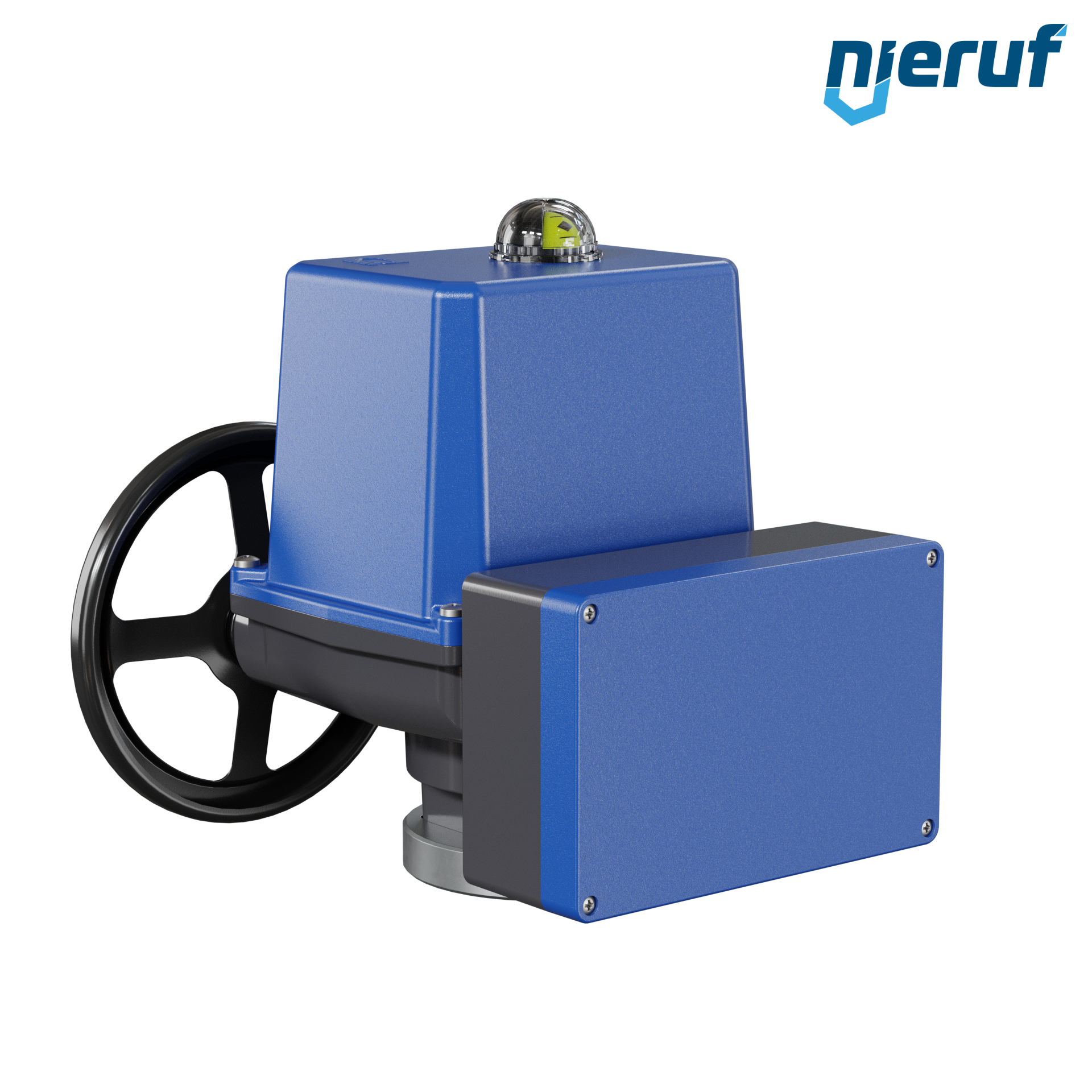Attuatore elettrico da 1/4 di giro AN03 PSQ1503AMS13 con protezione contro le interruzioni di corrente - 360-575V AC 1500Nm IP67 ISO 5211 F14