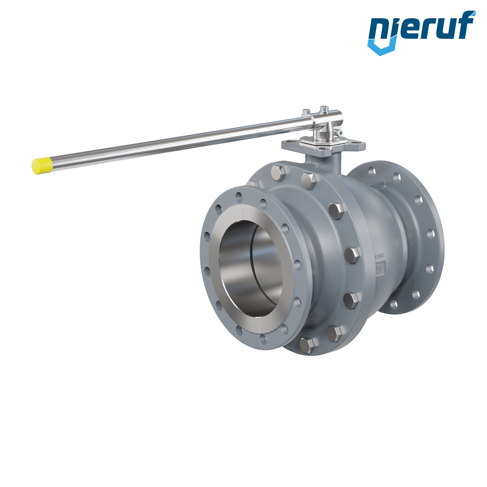 valvola a sfera flangiata DN200 FK01 ghisa sferoidale GJS 400-18 sfera in acciaio cromato DVGW gas