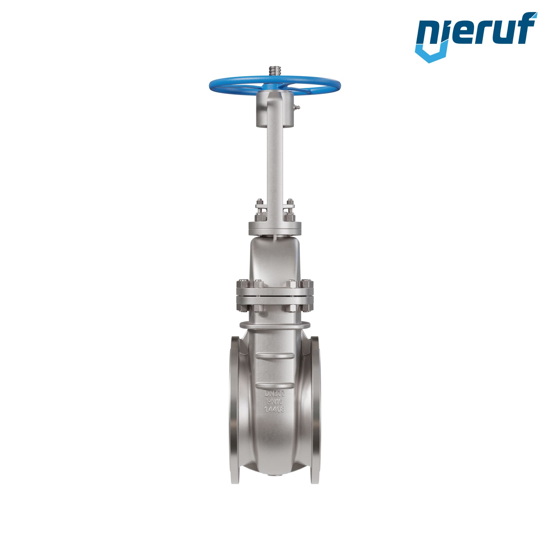 Valvola a saracinesca a corpo piatto in acciaio inox AISI 316 AS03 DN300 PN10