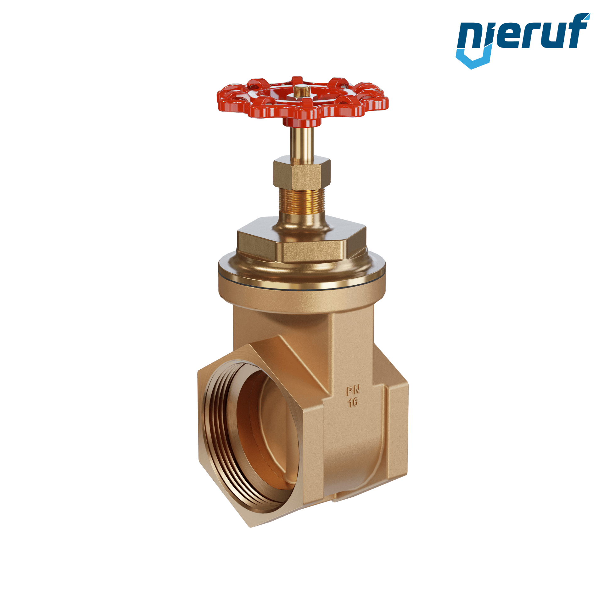 Valvola a ghigliottina filettata in bronzo AS07 DN80 - 3" PN16 EPDM