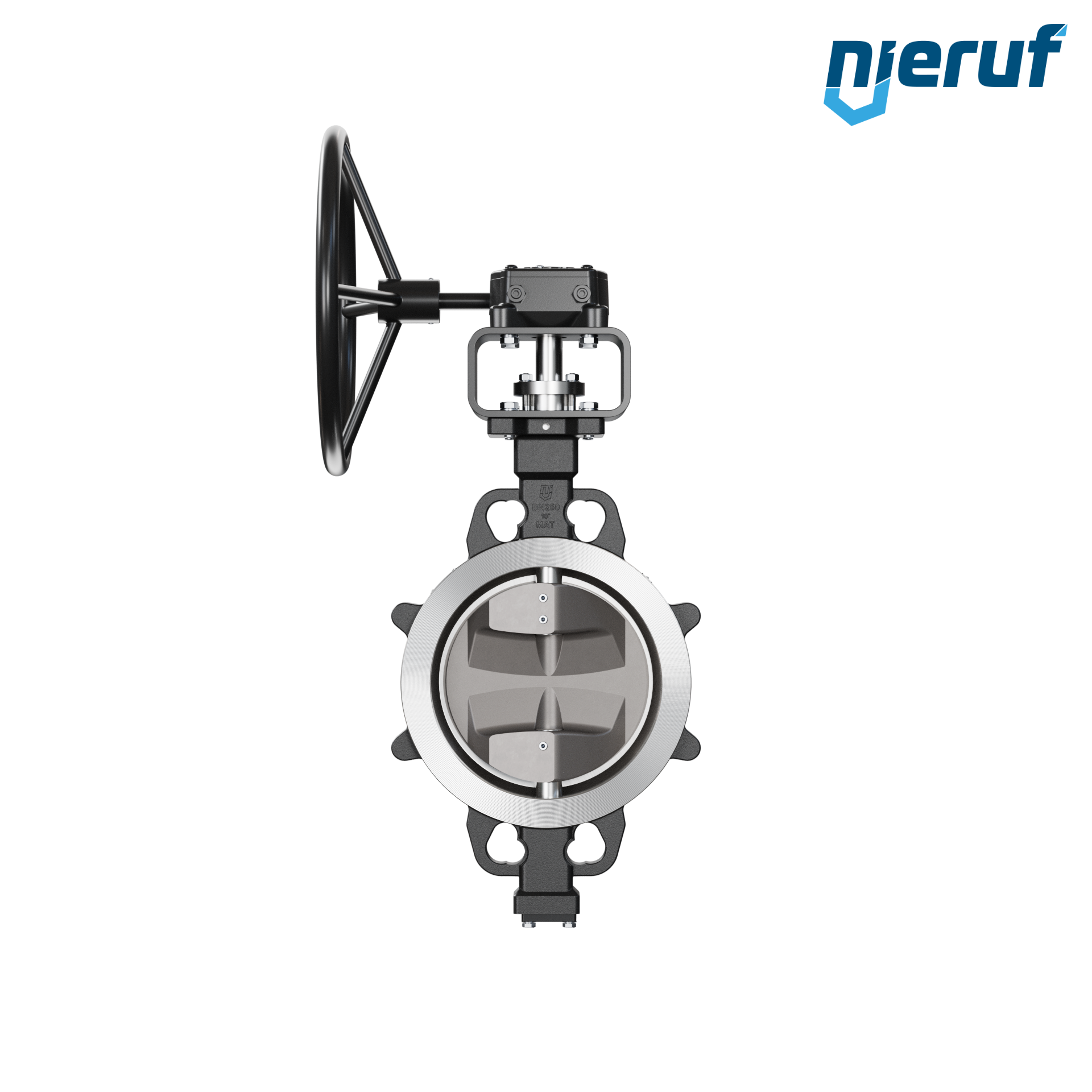 valvola a farfalla triplo eccentrico AK13 DN 250 PN10-40 ANSI150-300 volantino