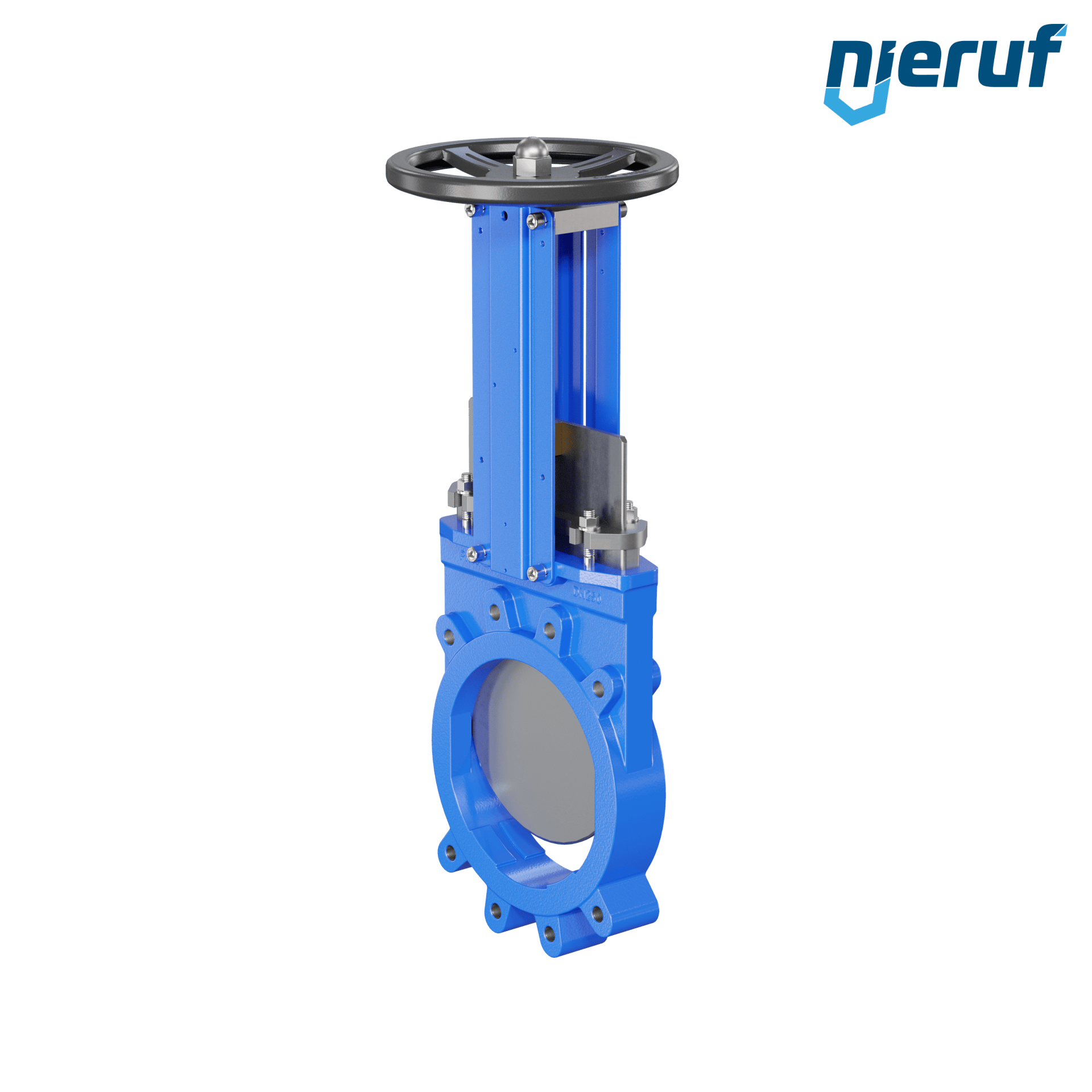 valvola a ghigliottina DN 250 SR01 NBR manovella / volante