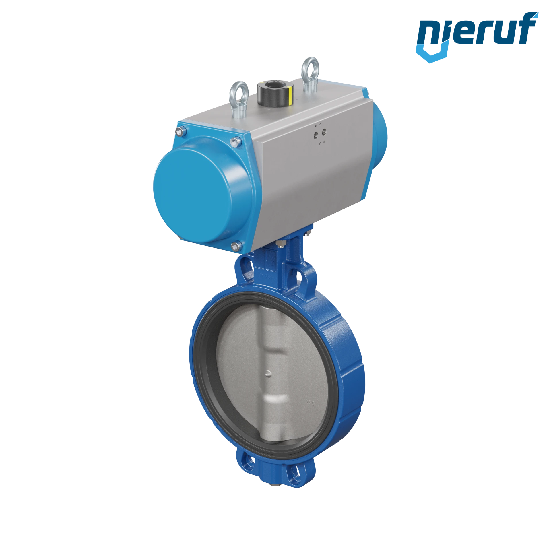 Butterfly valve DN 250 AK01 EPDM high temperature & FDA pneumatic actuator single acting normally closed