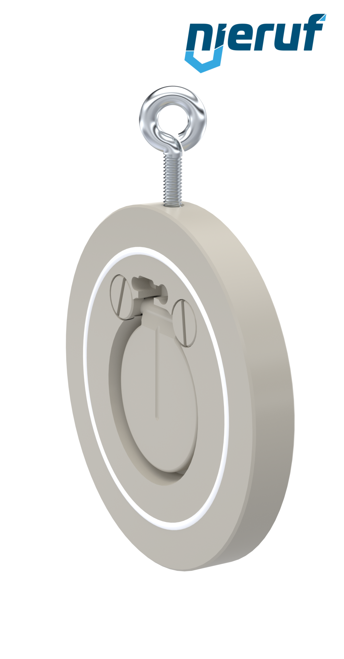 Zwischenflansch-Rückschlagklappe DN50 ZR06 Kunststoff PP-H PTFE