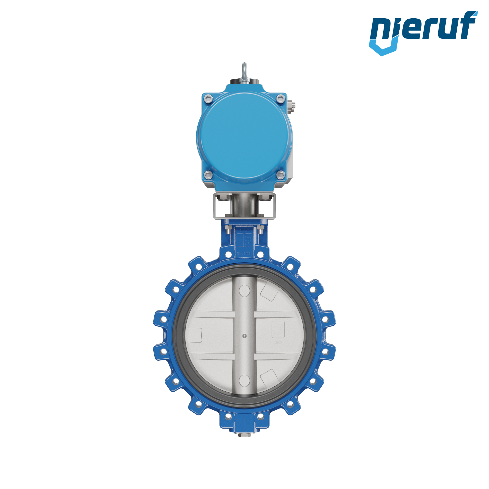 Butterfly valve DN 350 AK02 EPDM DVGW drinking water, WRAS, ACS, W270 pneumatic actuator single acting normally closed