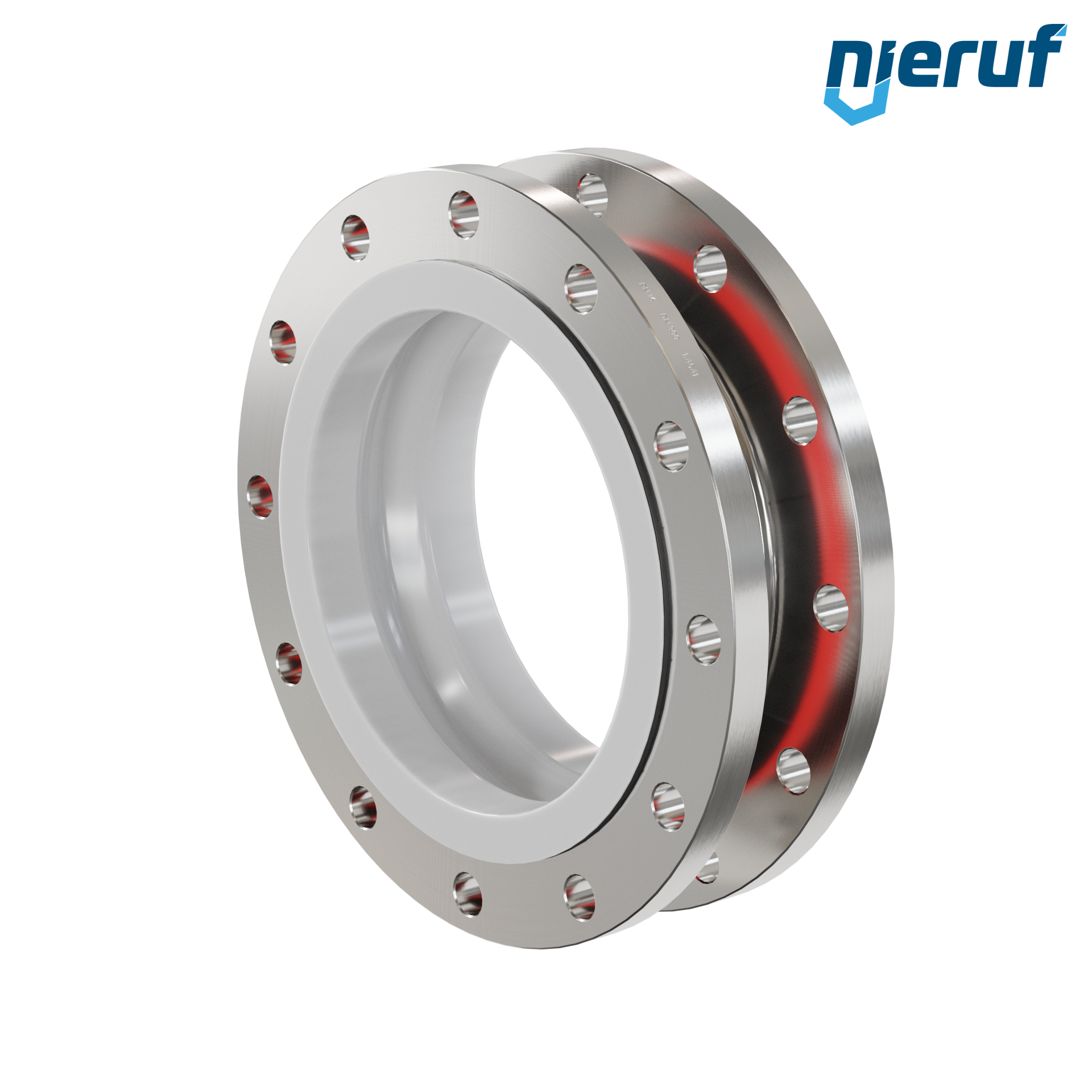 Compensatore rivestimento in PTFE DN300 PN16 versione KP04 flange in acciaio inox EPDM